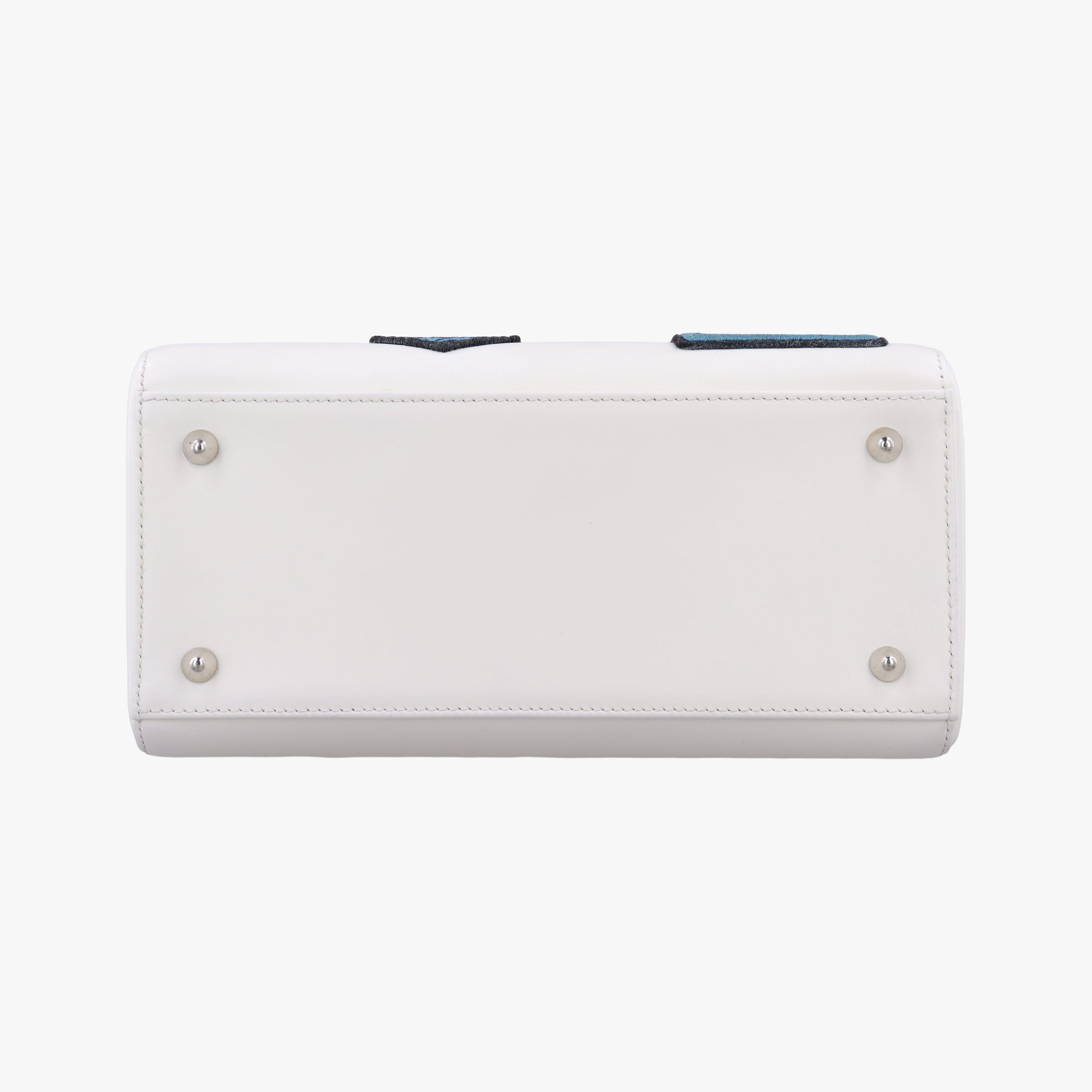 Secondhand Christian Dior Lady Dior White×Multicolour Leather  shoulderbag | stylenewstar