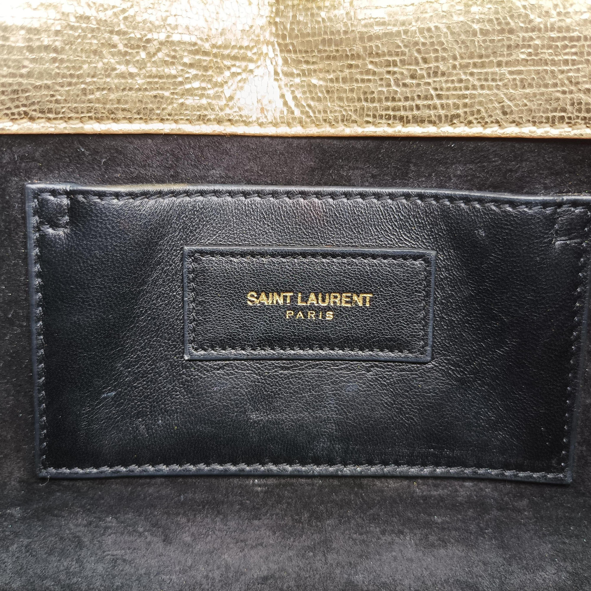Secondhand Yves Saint Laurent KATE Golden Leather 326076 shoulderbag | stylenewstar