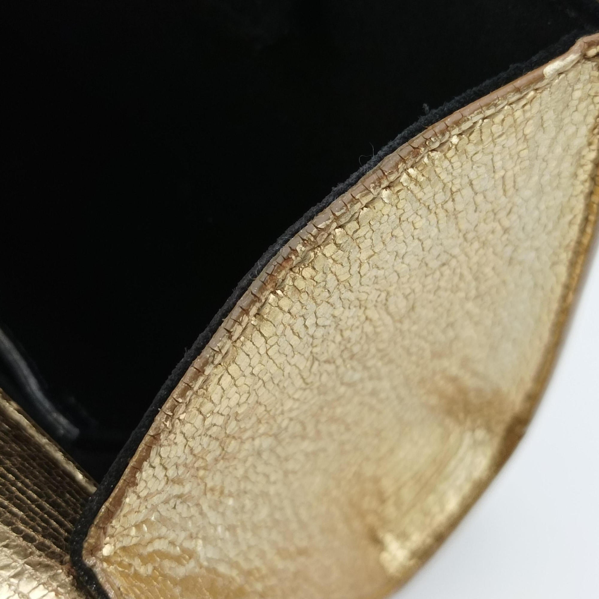 Secondhand Yves Saint Laurent KATE Golden Leather 326076 shoulderbag | stylenewstar