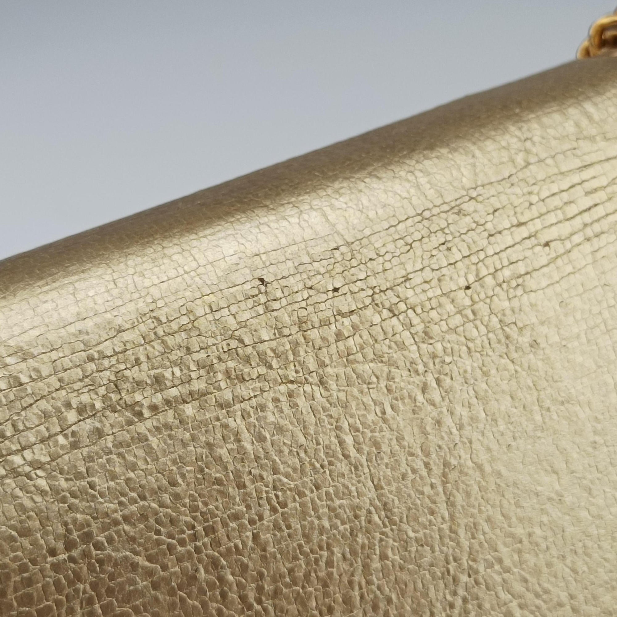 Secondhand Yves Saint Laurent KATE Golden Leather 326076 shoulderbag | stylenewstar