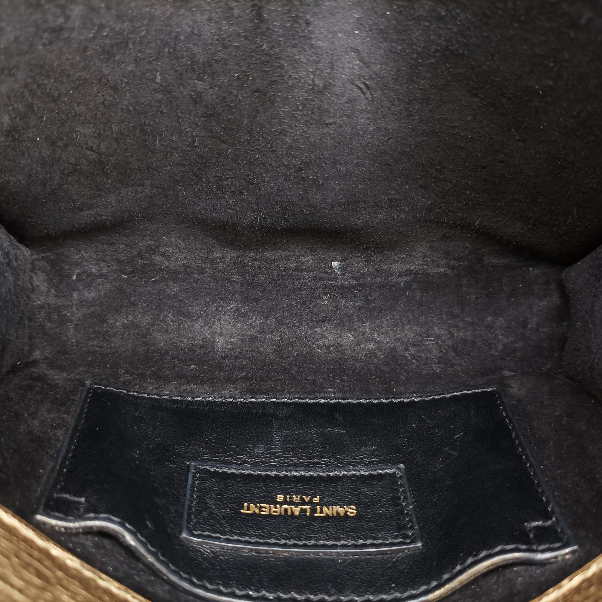 Secondhand Yves Saint Laurent KATE Golden Leather 326076 shoulderbag | stylenewstar