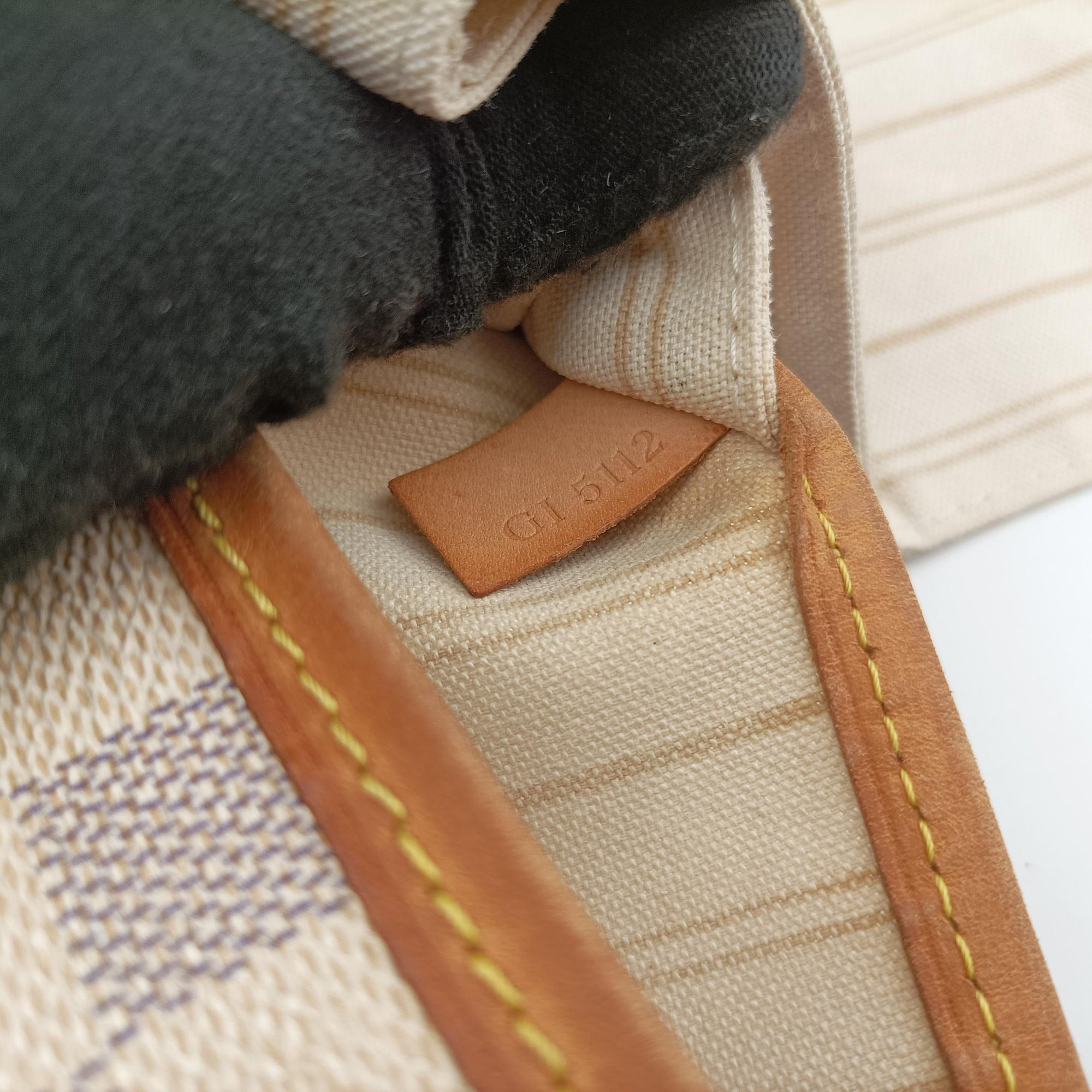 Secondhand Louis Vuitton Neverfull MM Azur Damier Canvas N51107 shoulderbag | stylenewstar