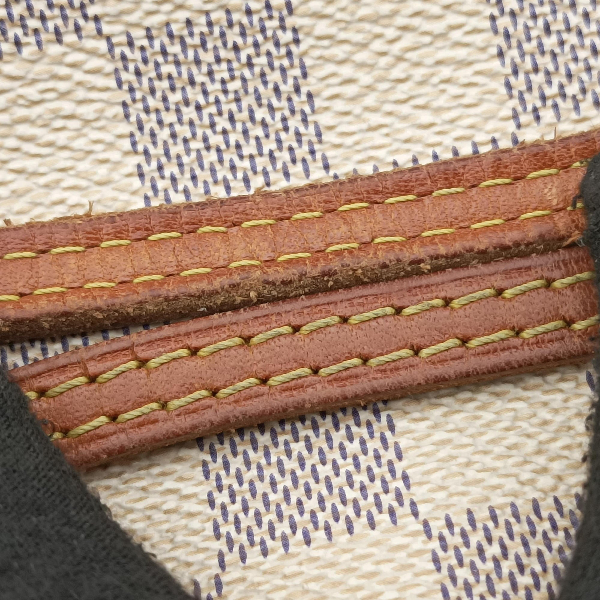Secondhand Louis Vuitton Neverfull MM Azur Damier Canvas N51107 shoulderbag | stylenewstar