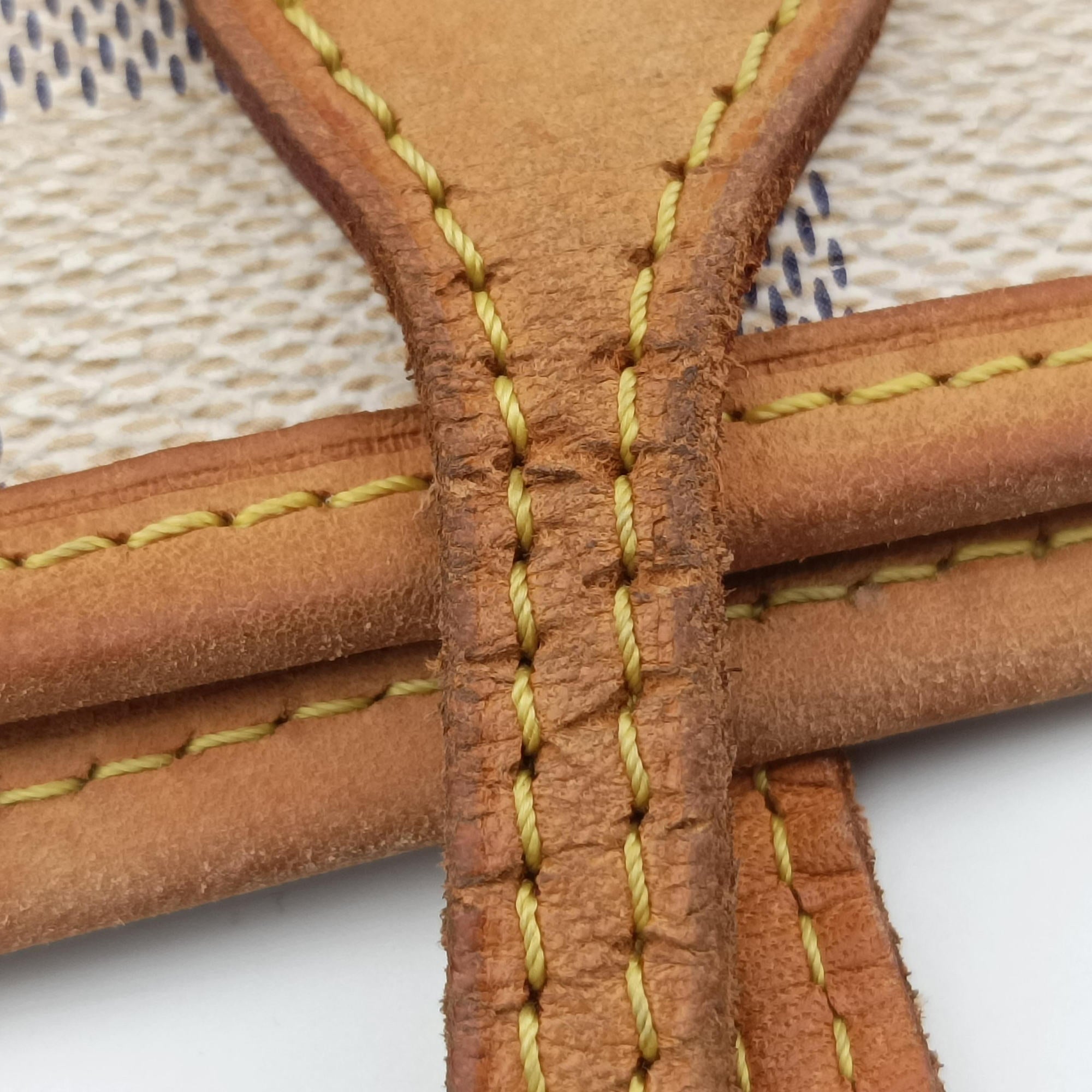 Secondhand Louis Vuitton Neverfull MM Azur Damier Canvas N51107 shoulderbag | stylenewstar
