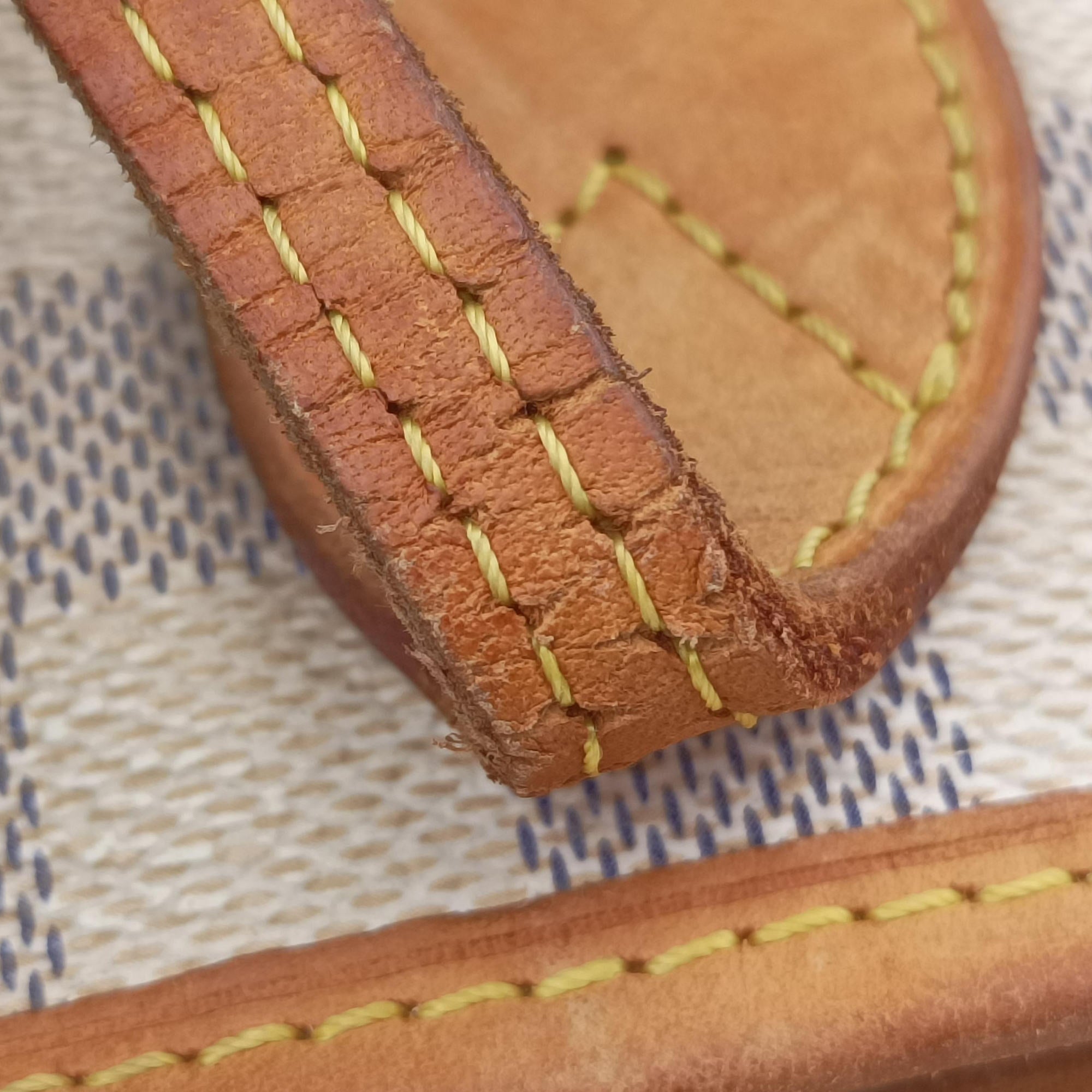 Secondhand Louis Vuitton Neverfull MM Azur Damier Canvas N51107 shoulderbag | stylenewstar