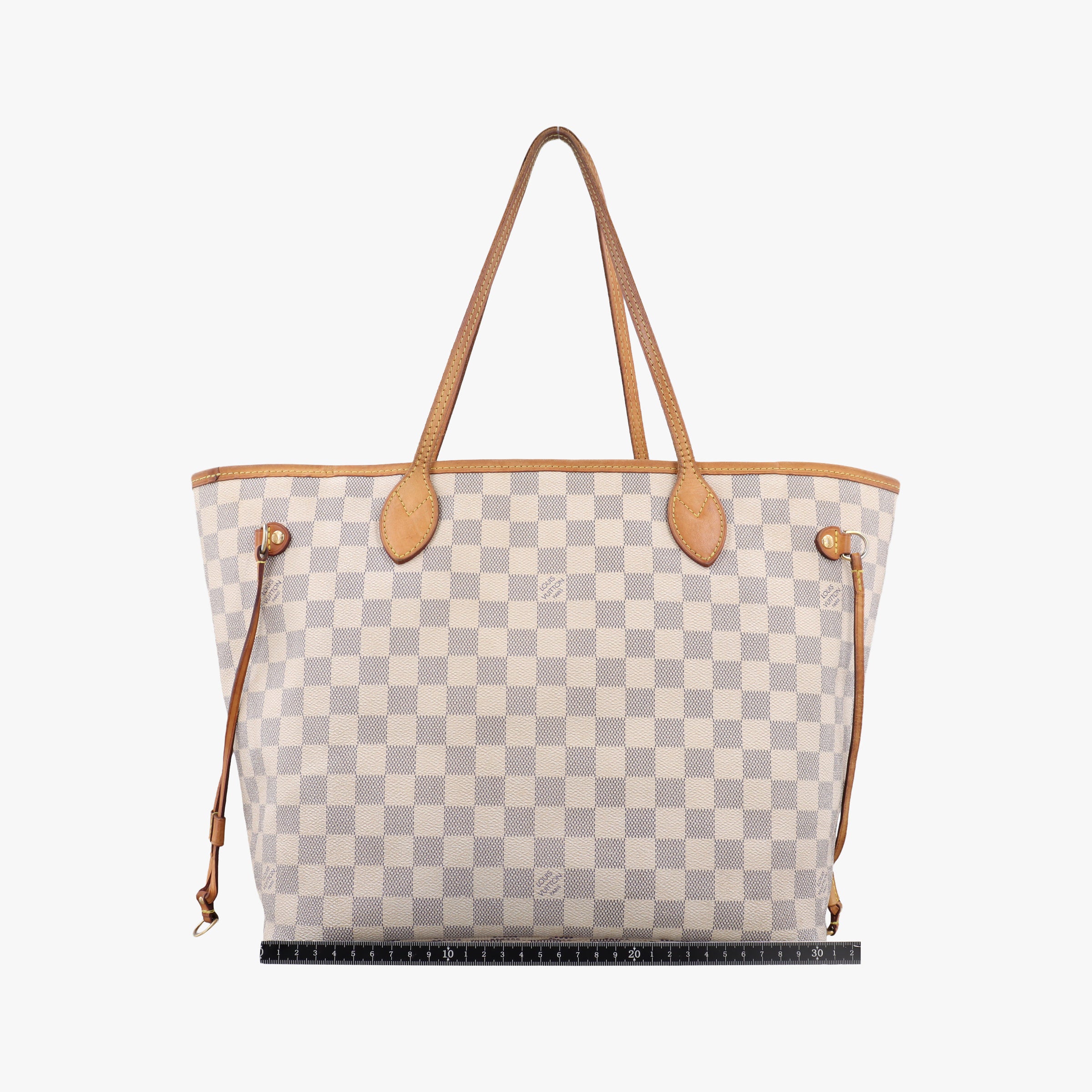 Secondhand Louis Vuitton Neverfull MM Azur Damier Canvas N51107 shoulderbag | stylenewstar