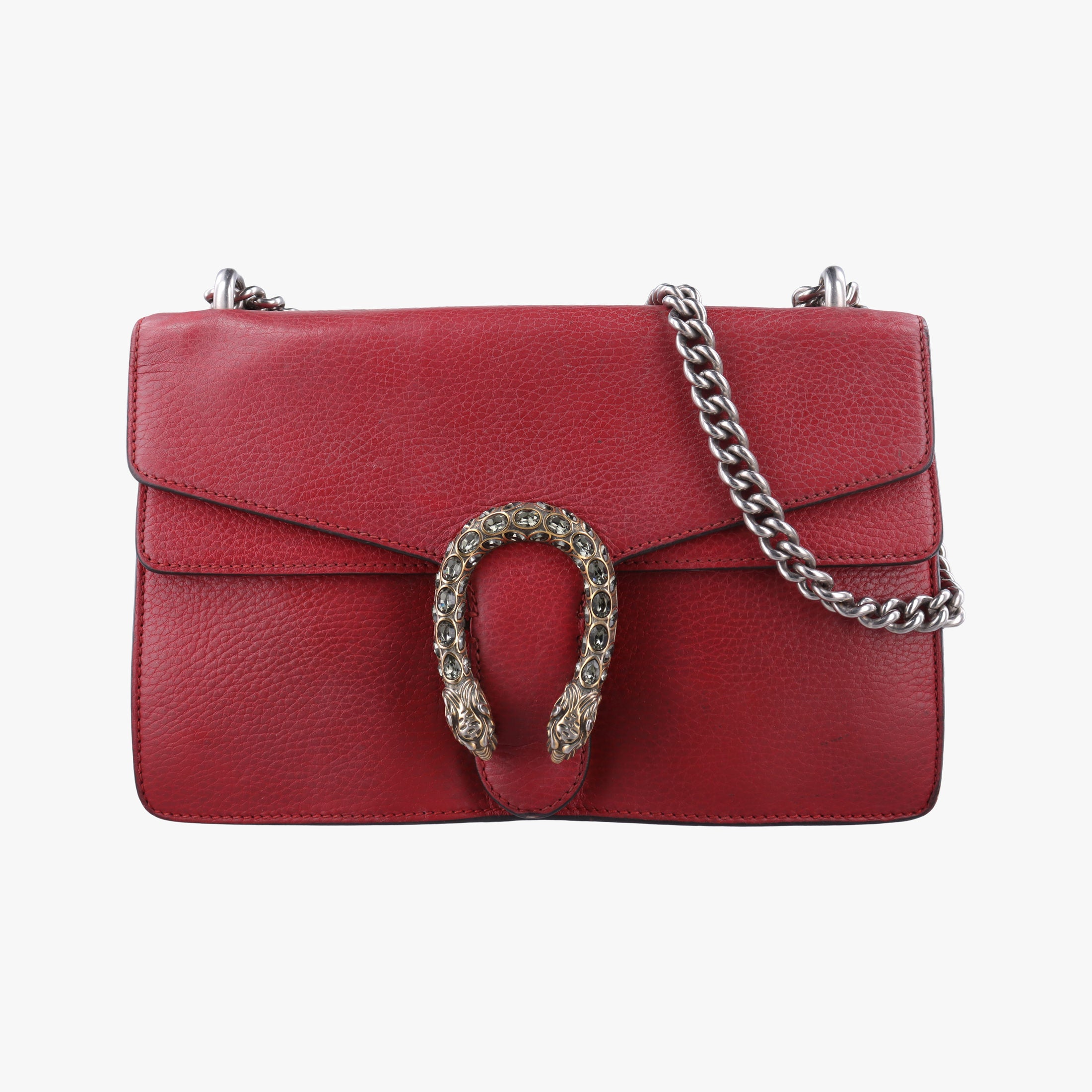 Secondhand Gucci Dionysus Red Leather 400249 shoulderbag | stylenewstar