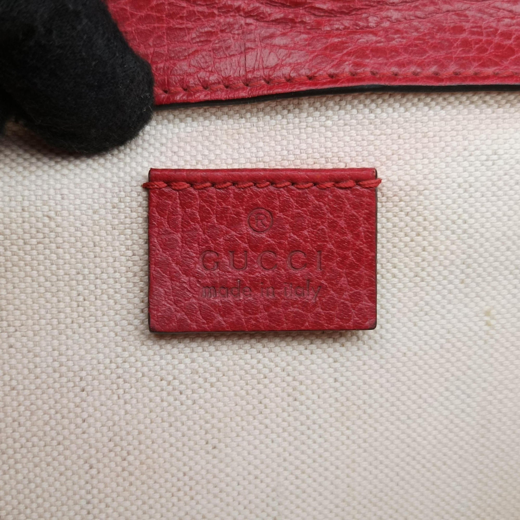 Secondhand Gucci Dionysus Red Leather 400249 shoulderbag | stylenewstar