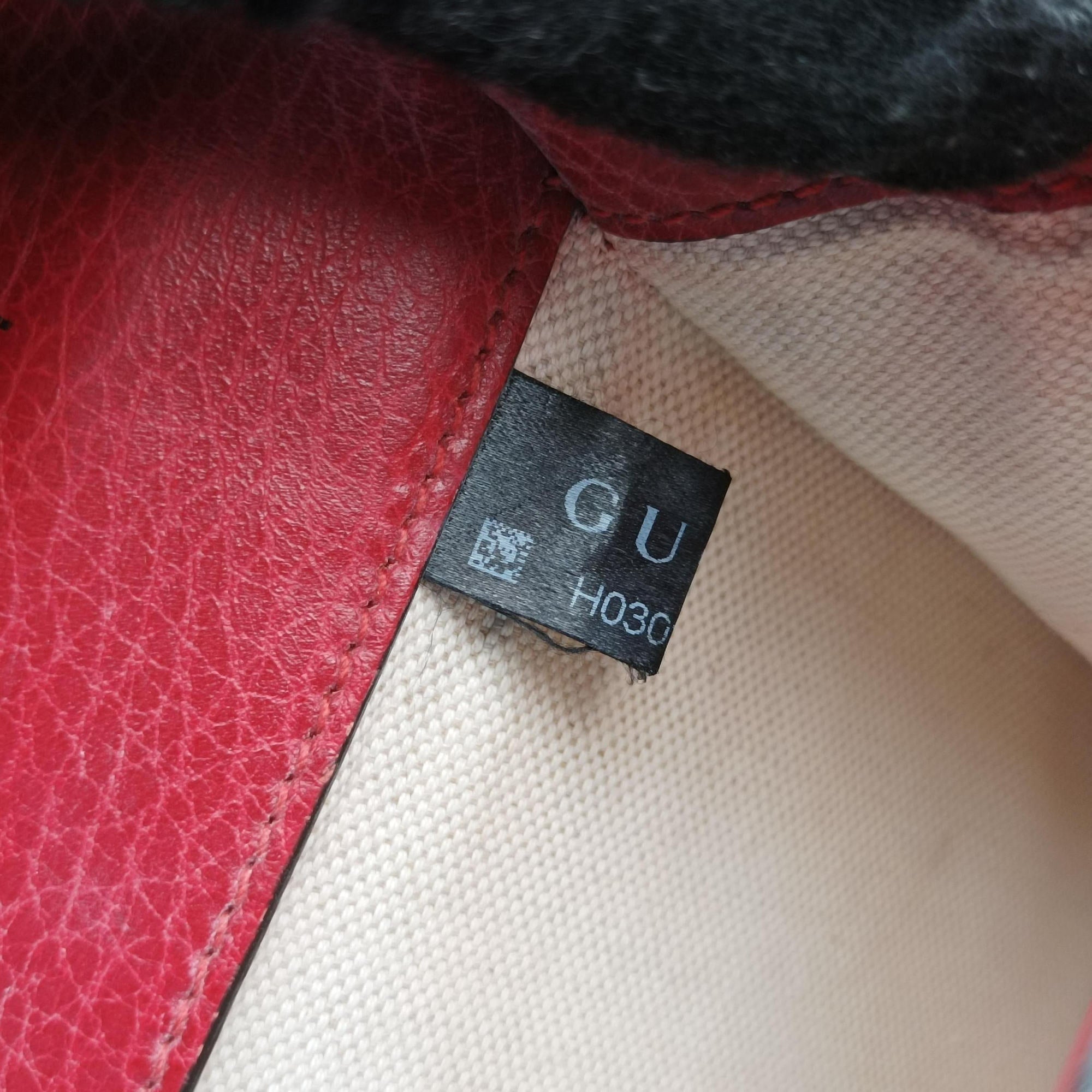 Secondhand Gucci Dionysus Red Leather 400249 shoulderbag | stylenewstar