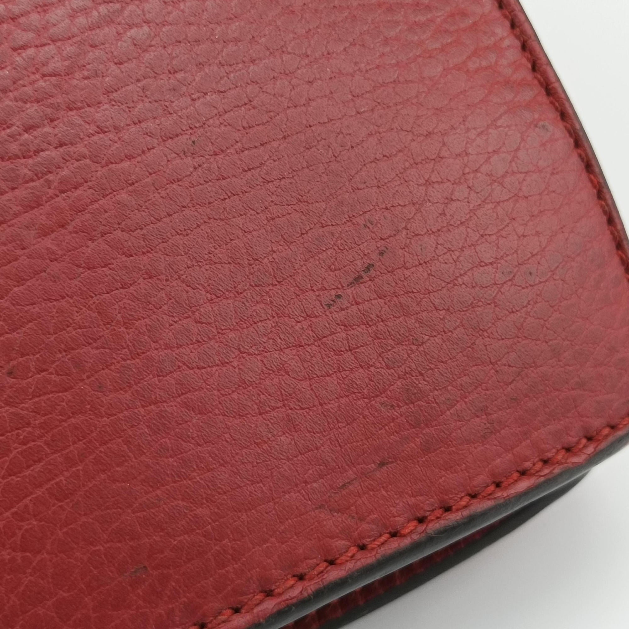 Secondhand Gucci Dionysus Red Leather 400249 shoulderbag | stylenewstar