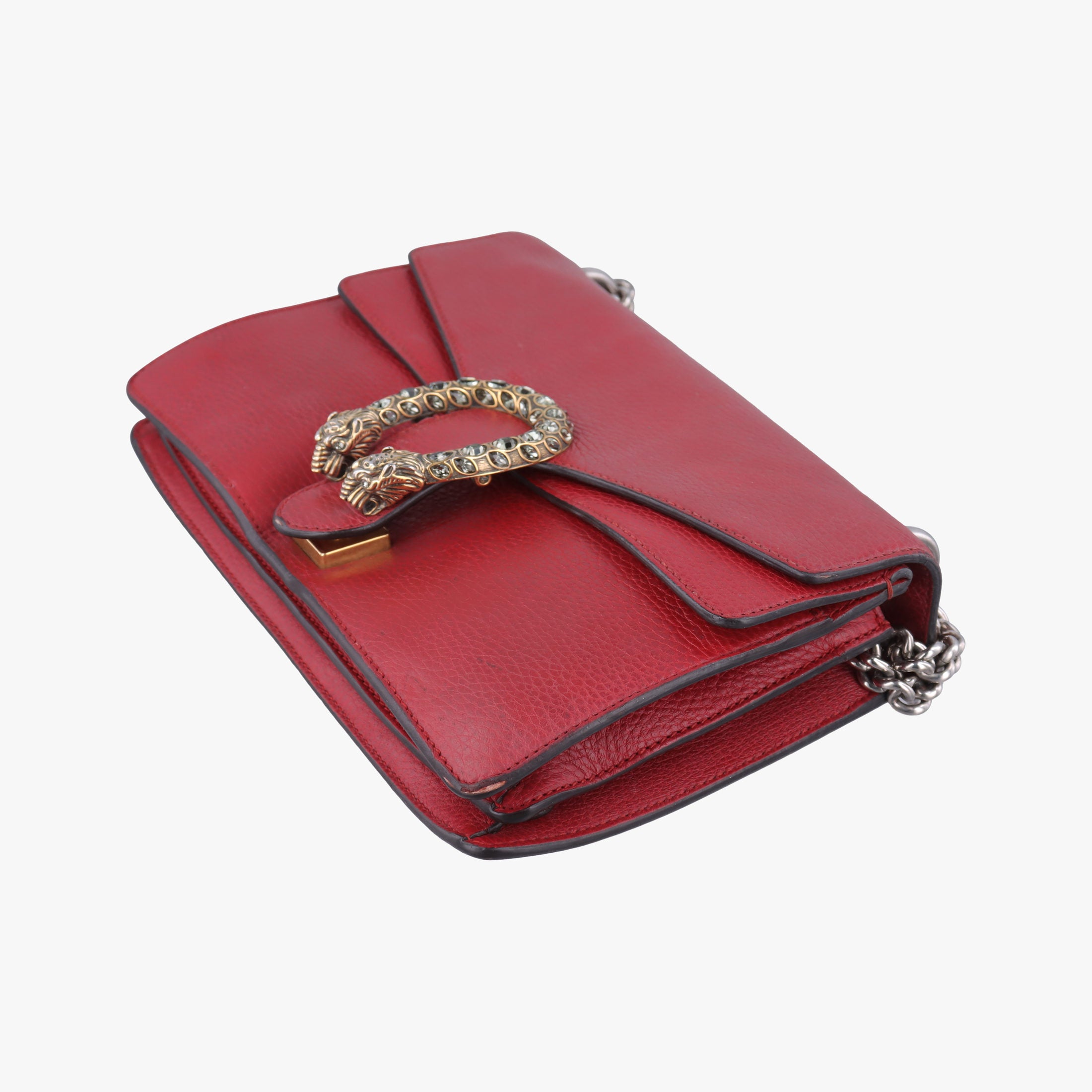 Secondhand Gucci Dionysus Red Leather 400249 shoulderbag | stylenewstar