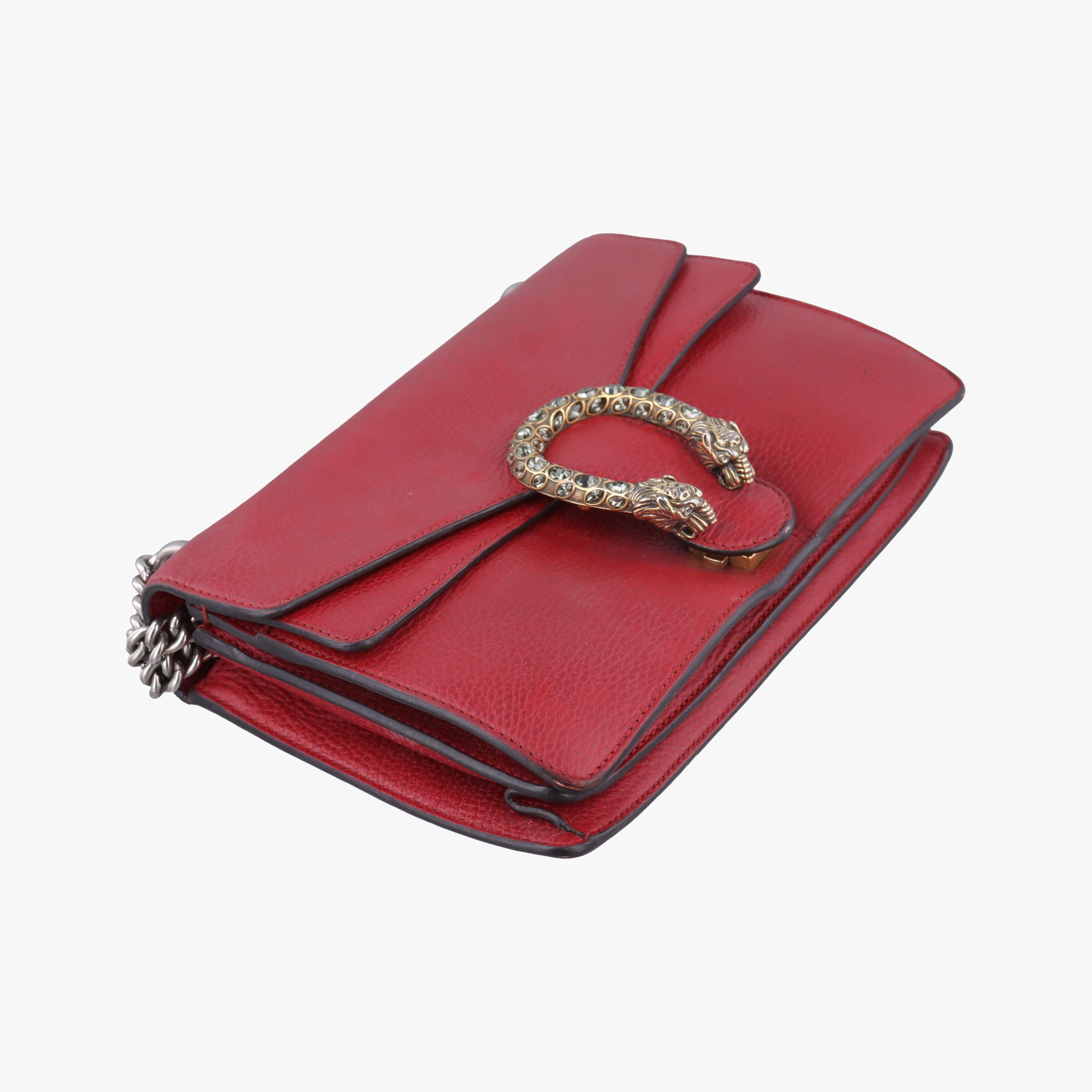 Secondhand Gucci Dionysus Red Leather 400249 shoulderbag | stylenewstar