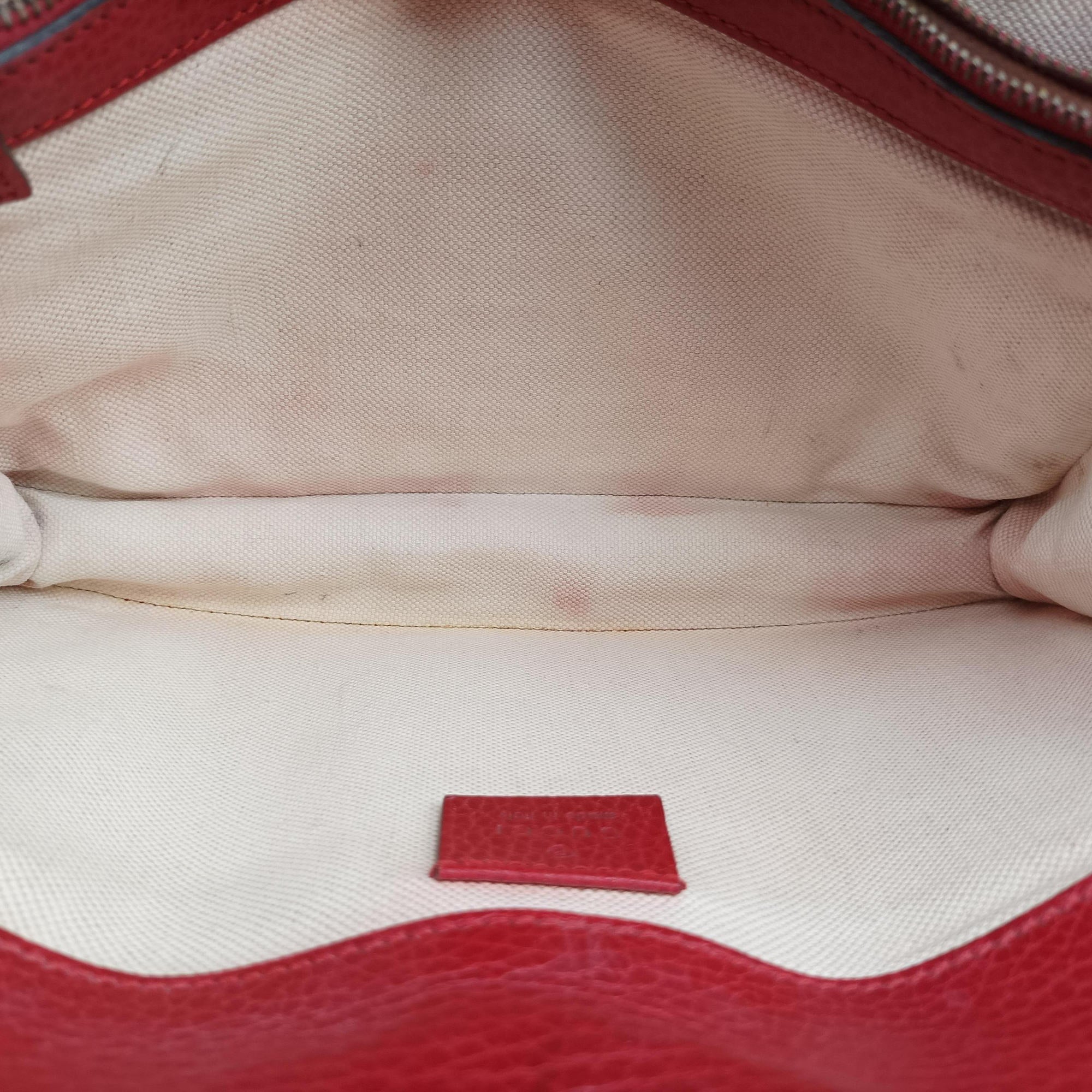 Secondhand Gucci Dionysus Red Leather 400249 shoulderbag | stylenewstar