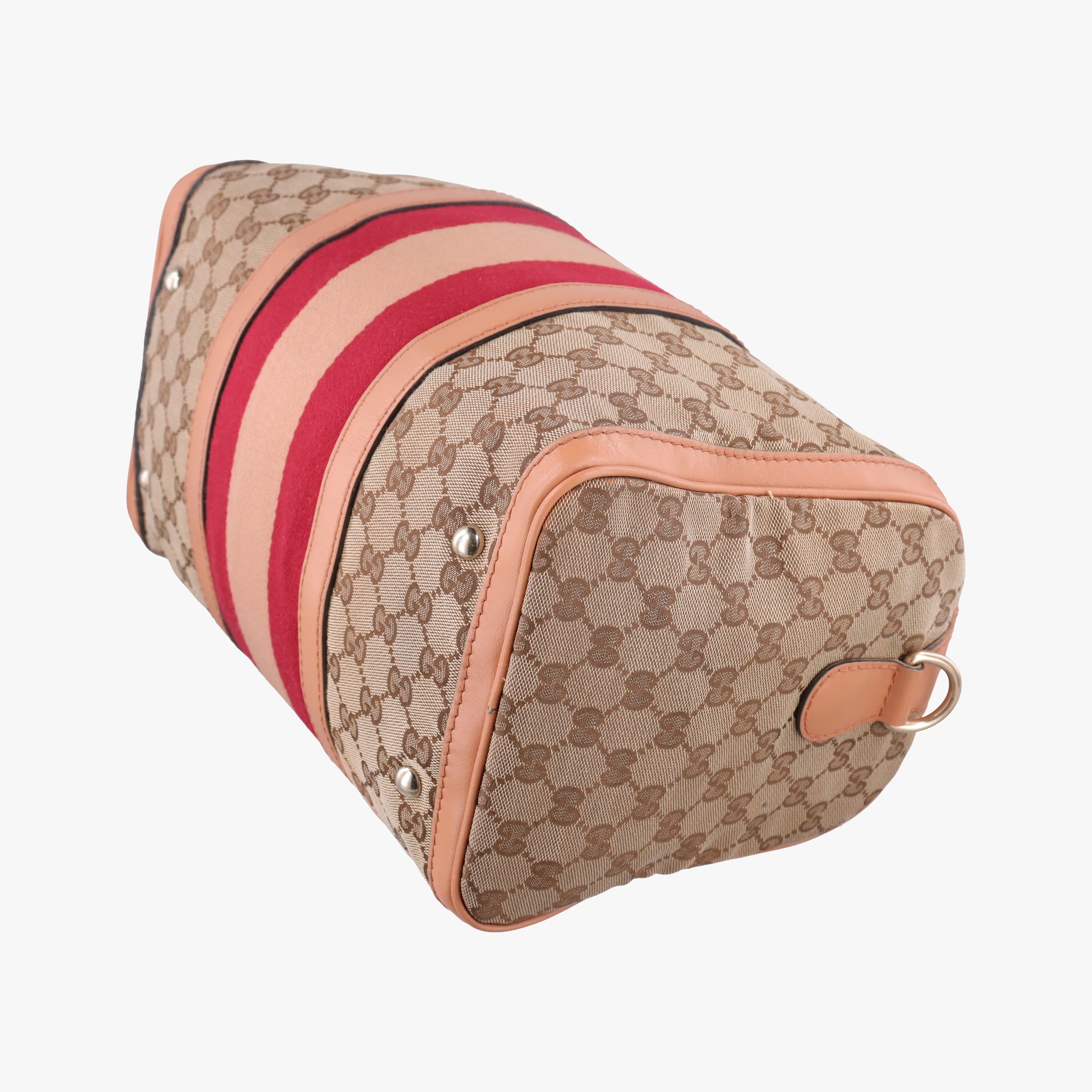 Secondhand Gucci Sherry Line Beige × Brown × Multi canvas×leather 247205 shoulderbag | stylenewstar