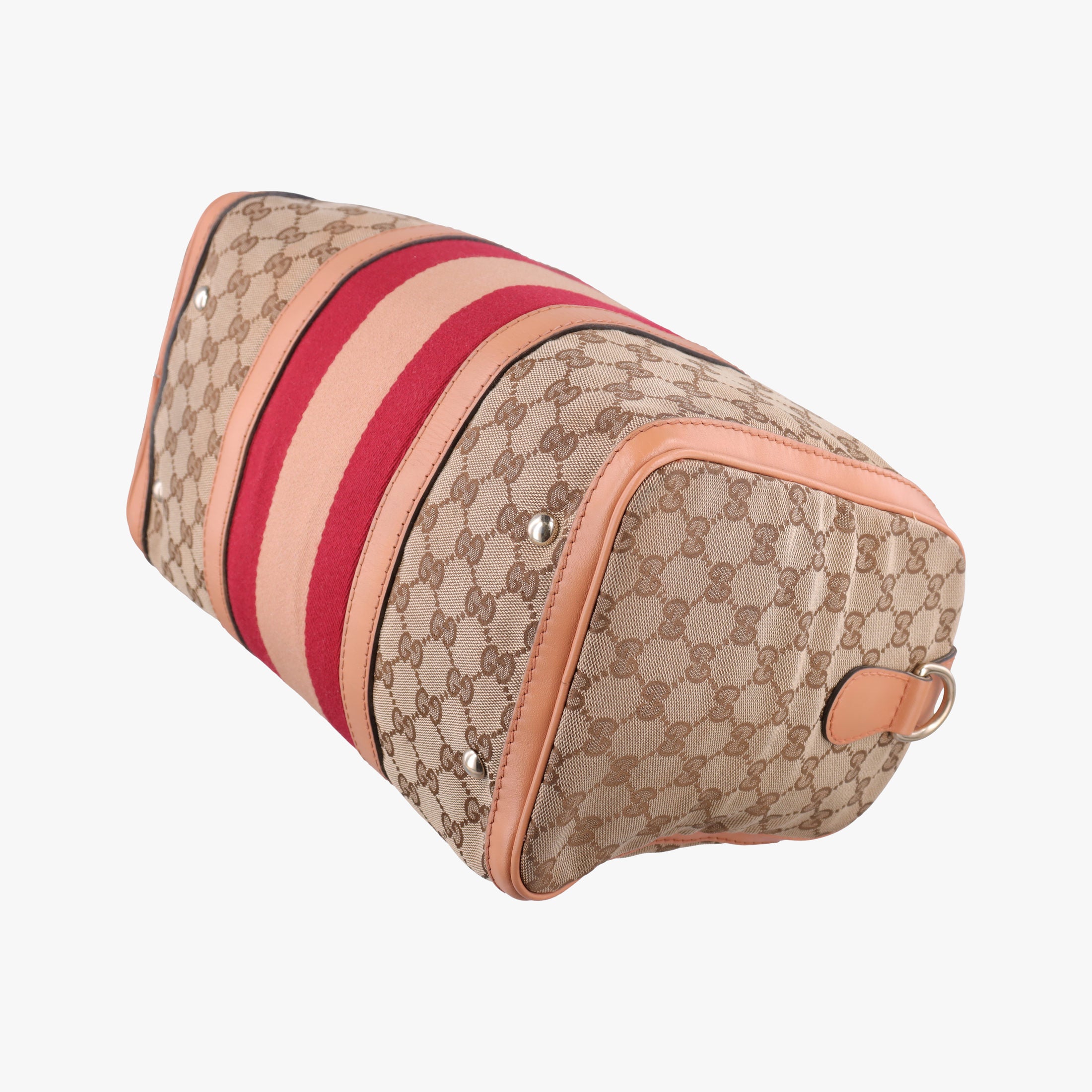 Secondhand Gucci Sherry Line Beige × Brown × Multi canvas×leather 247205 shoulderbag | stylenewstar