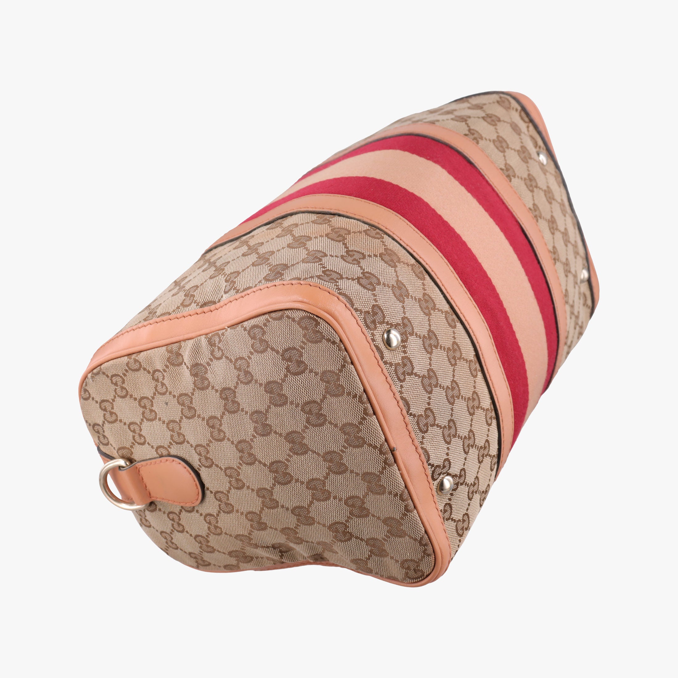 Secondhand Gucci Sherry Line Beige × Brown × Multi canvas×leather 247205 shoulderbag | stylenewstar