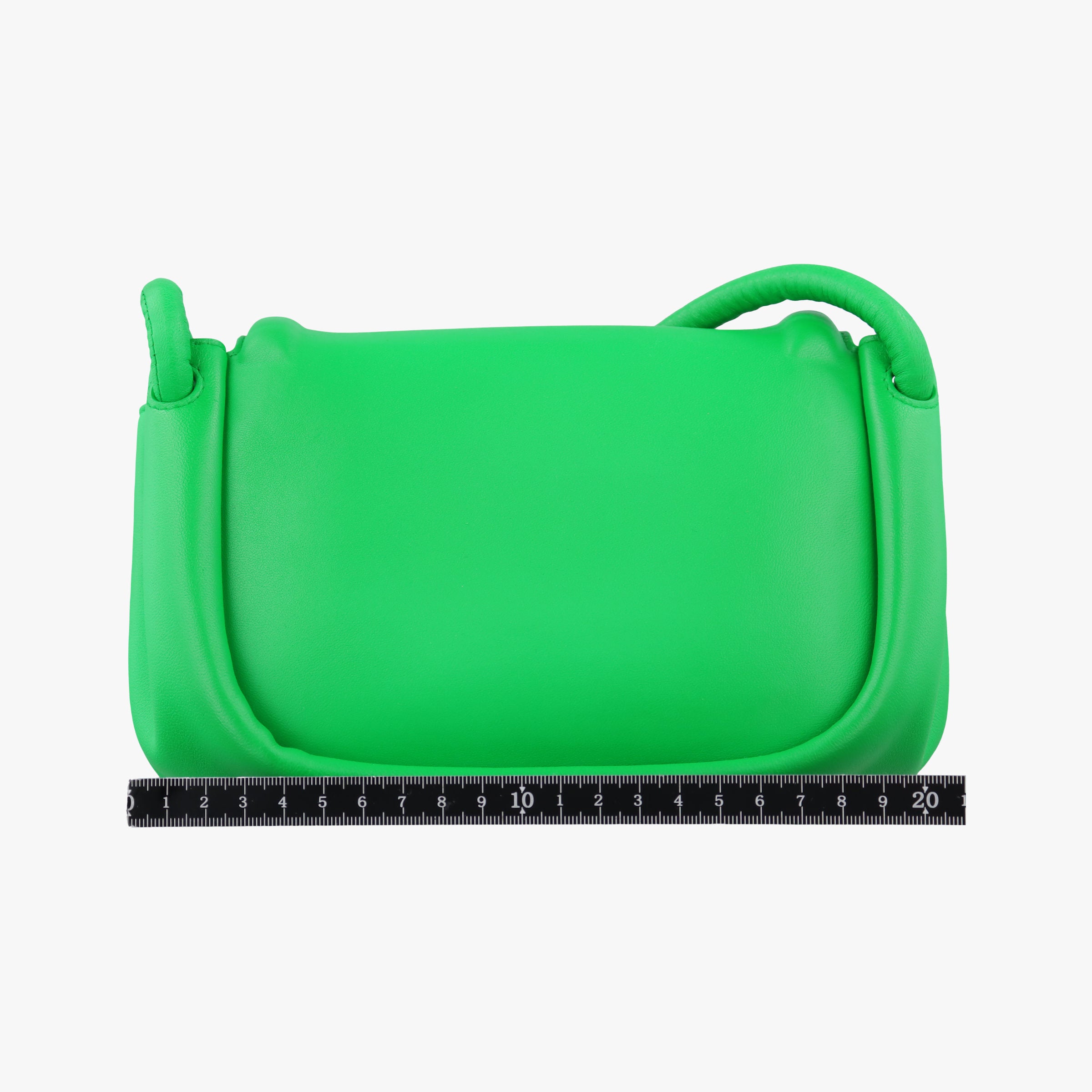 Pre-owned Bottega Veneta BEAK SMALL Green Leather  shoulderbag | stylenewstar