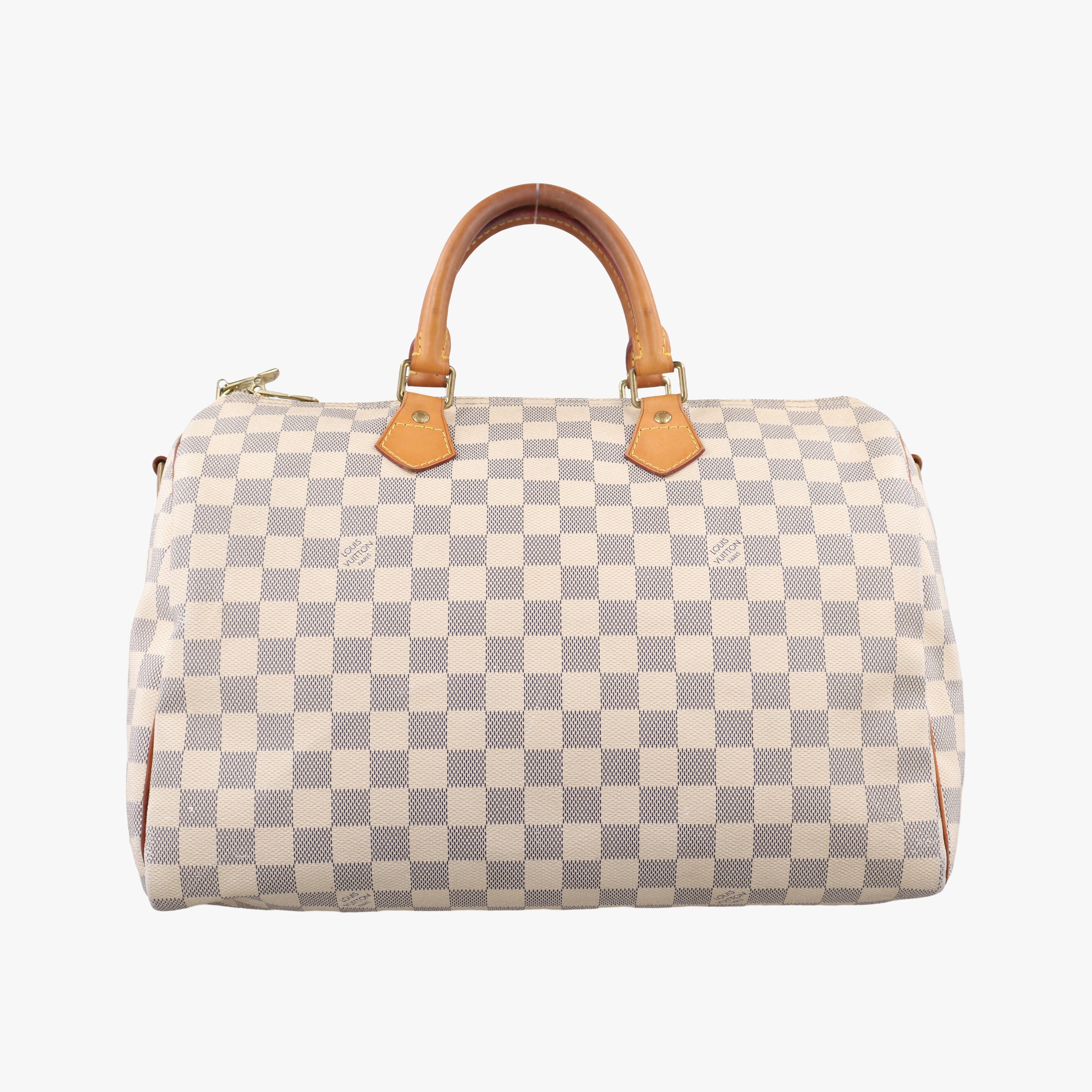 Pre-owned Louis Vuitton Speedy 35 Azur Damier Canvas N41535 handbag | stylenewstar