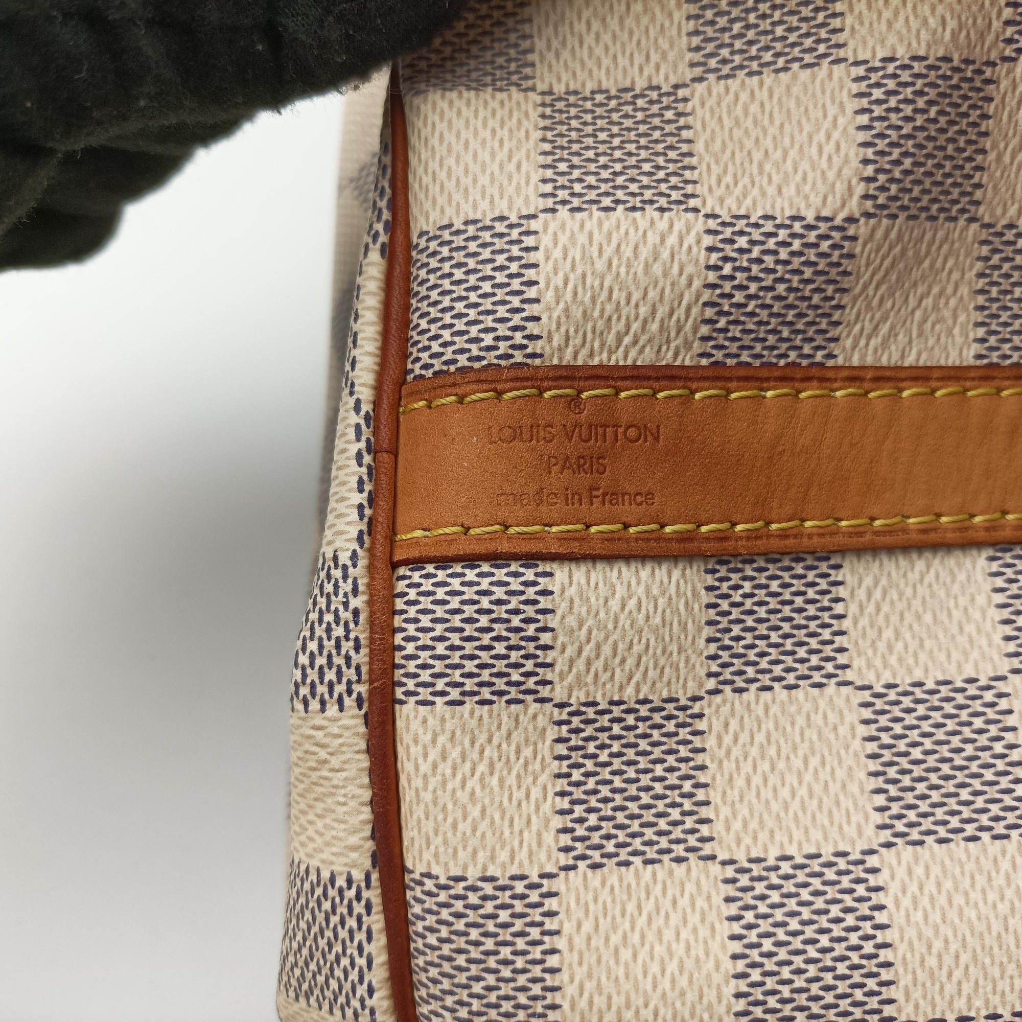 Pre-owned Louis Vuitton Speedy 35 Azur Damier Canvas N41535 handbag | stylenewstar