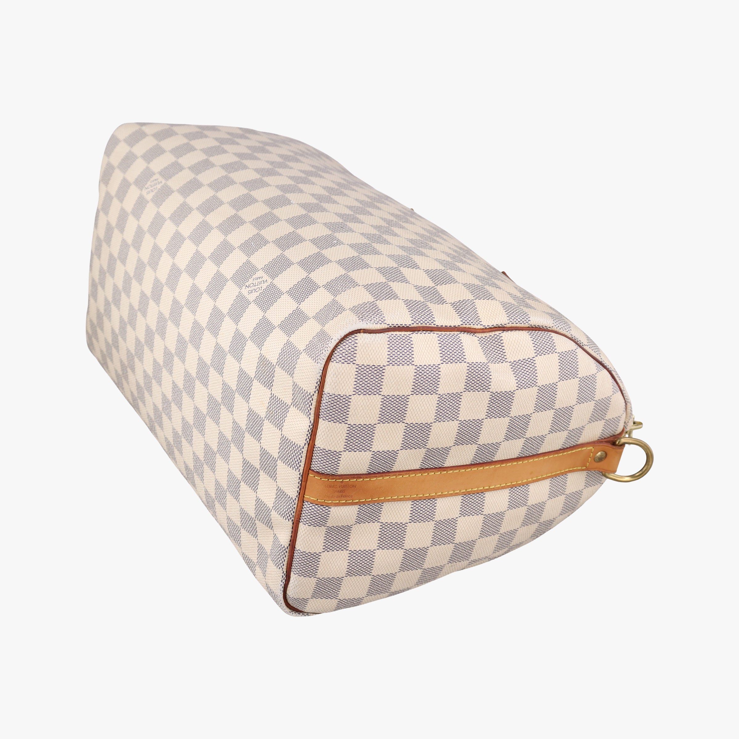 Pre-owned Louis Vuitton Speedy 35 Azur Damier Canvas N41535 handbag | stylenewstar