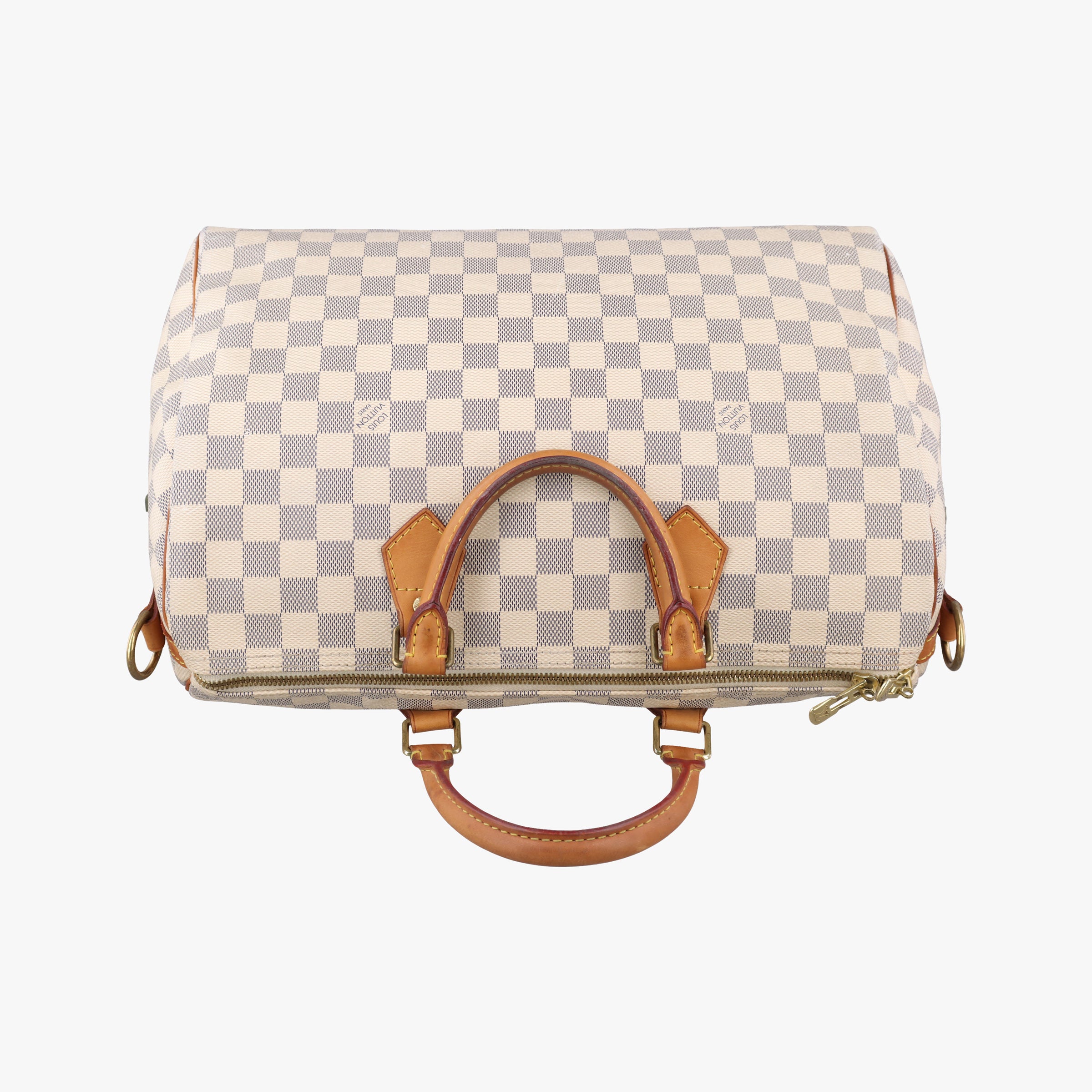 Pre-owned Louis Vuitton Speedy 35 Azur Damier Canvas N41535 handbag | stylenewstar