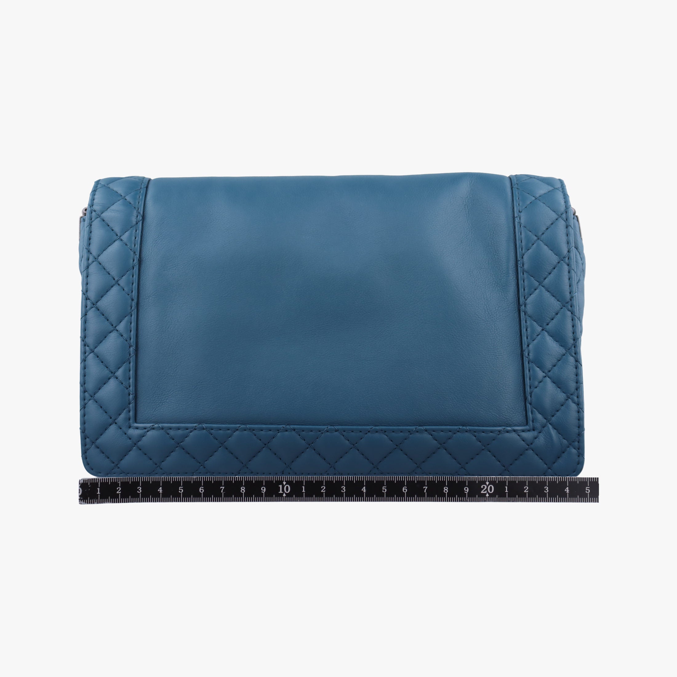 Pre-owned Chanel BOY CHANEL Blue Leather A67948 shoulderbag | stylenewstar