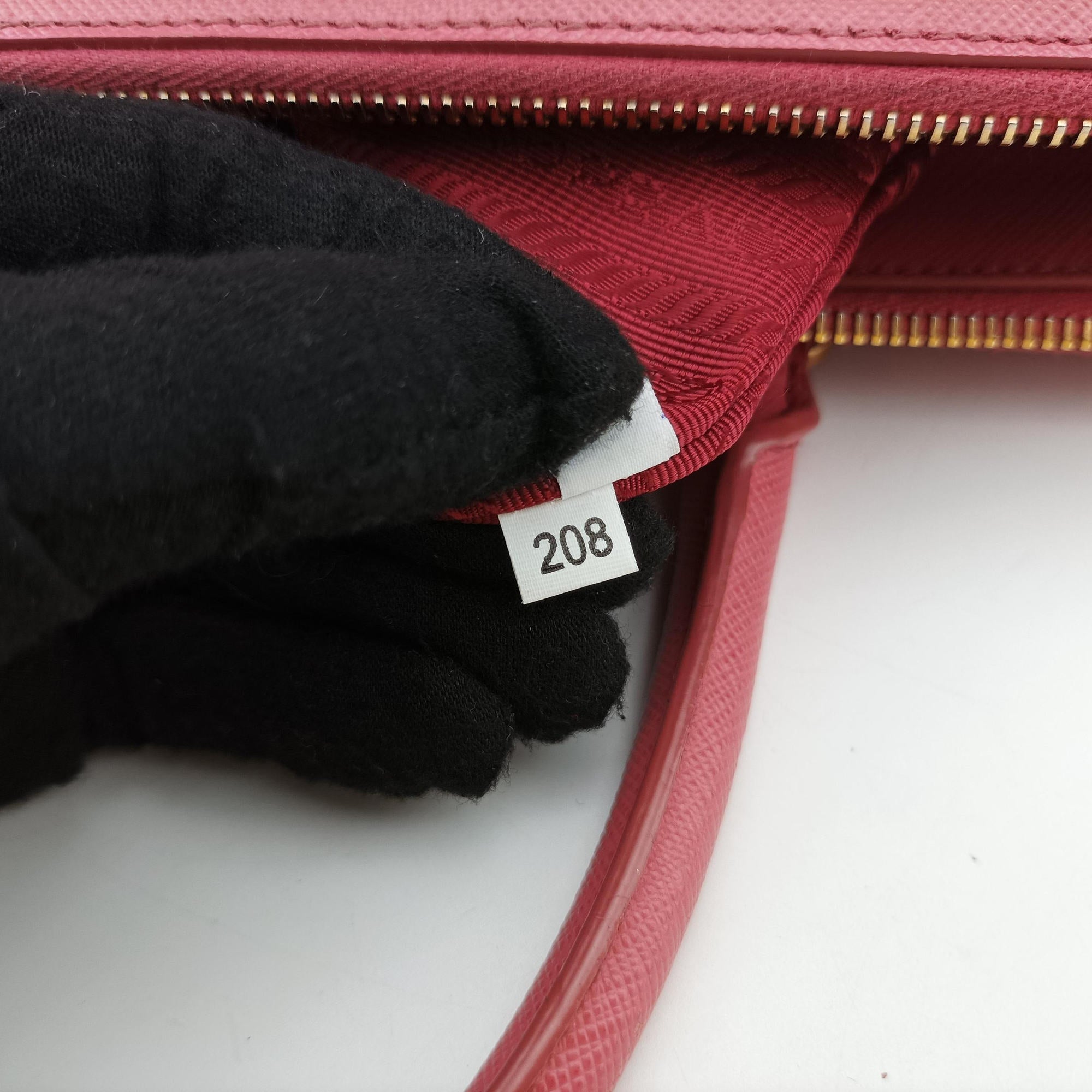 Pre-owned Prada Galleria Pink SAFFIANO Leather BN1786 handbag | stylenewstar