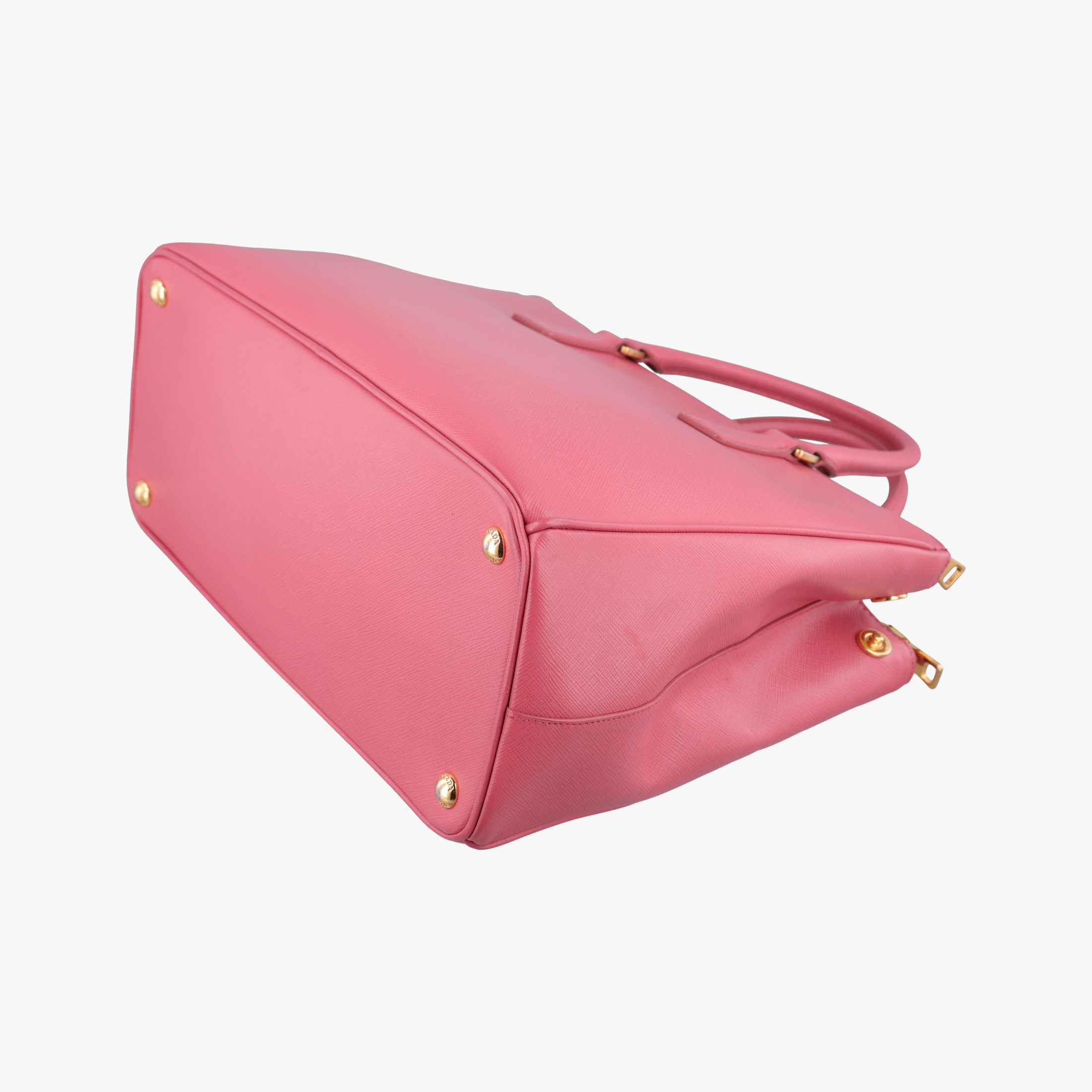 Pre-owned Prada Galleria Pink SAFFIANO Leather BN1786 handbag | stylenewstar
