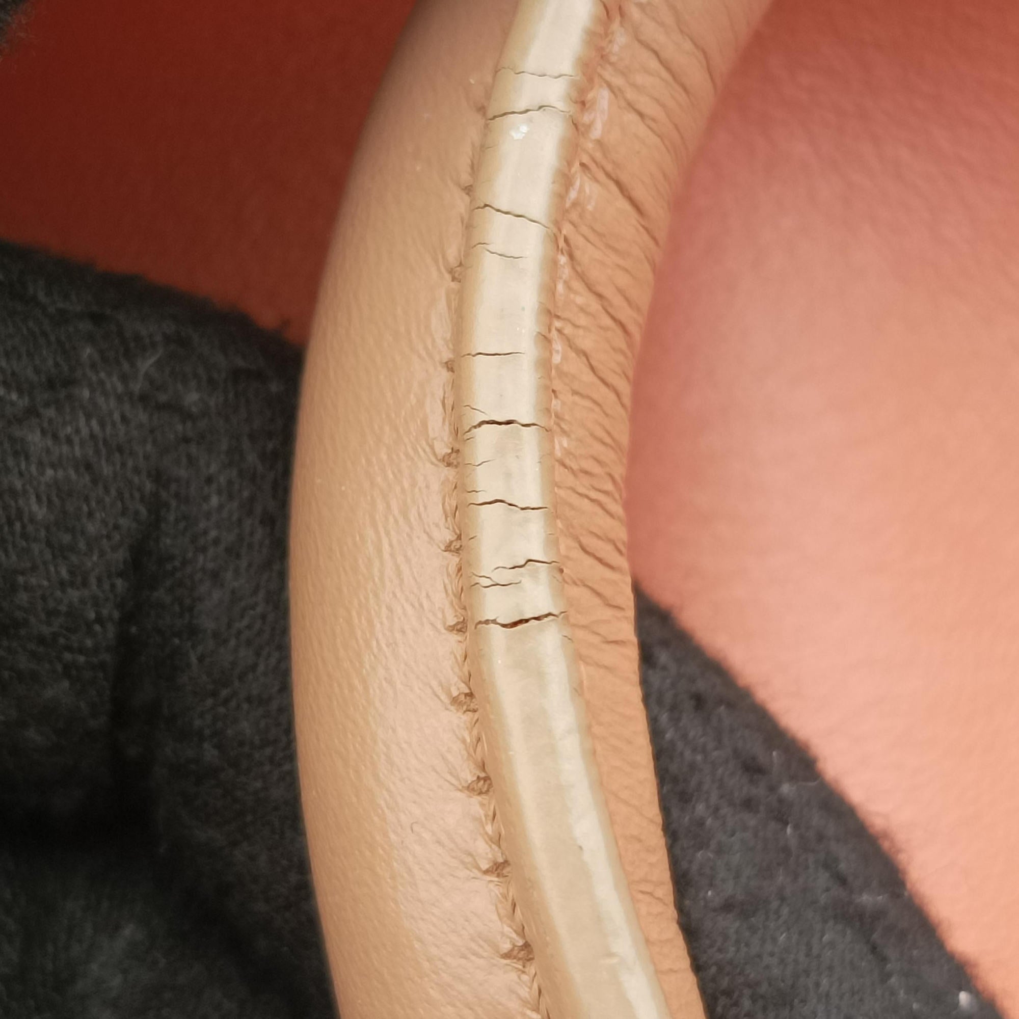 Pre-owned Chloe Baylee CoralxNude Leather  shoulderbag | stylenewstar