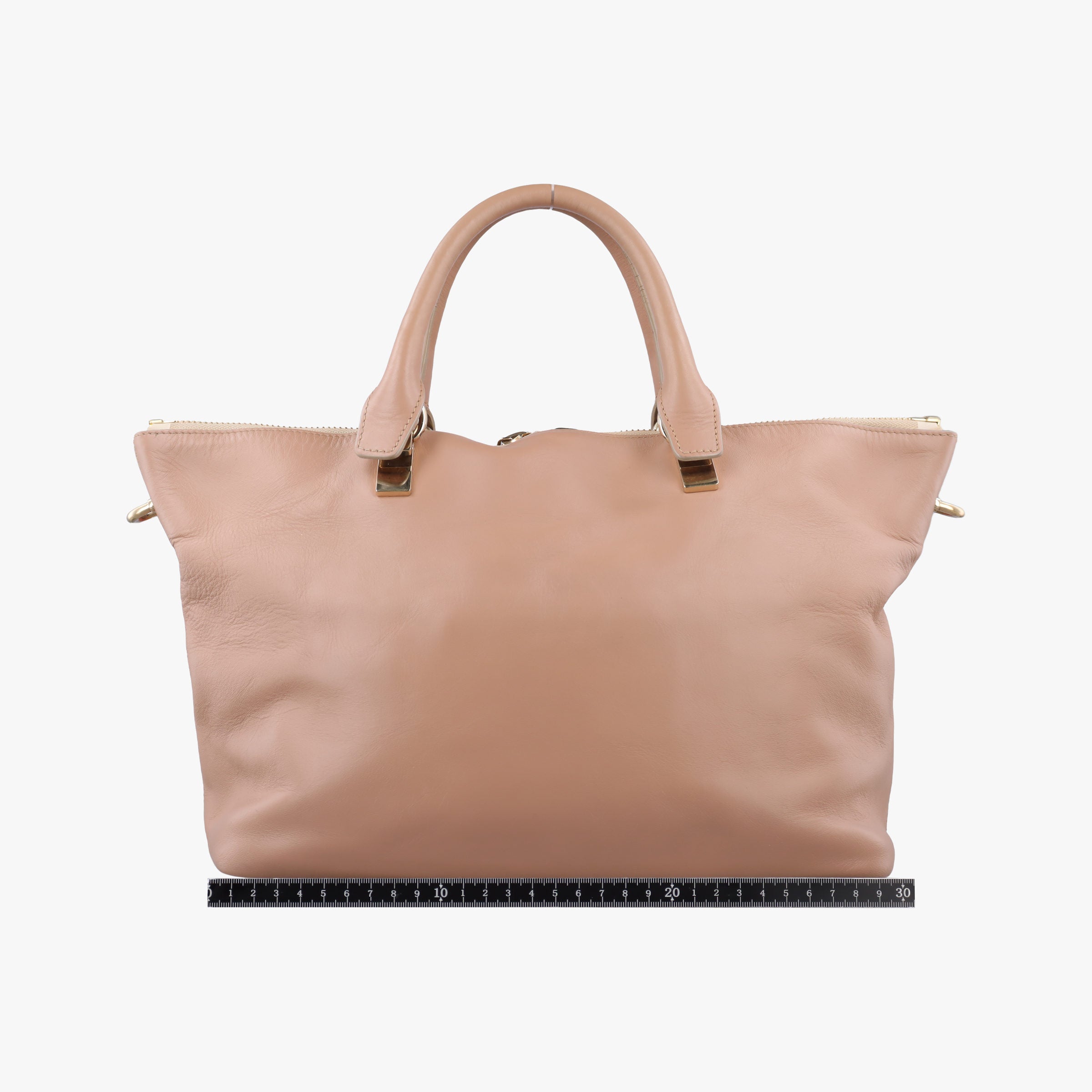 Pre-owned Chloe Baylee CoralxNude Leather  shoulderbag | stylenewstar