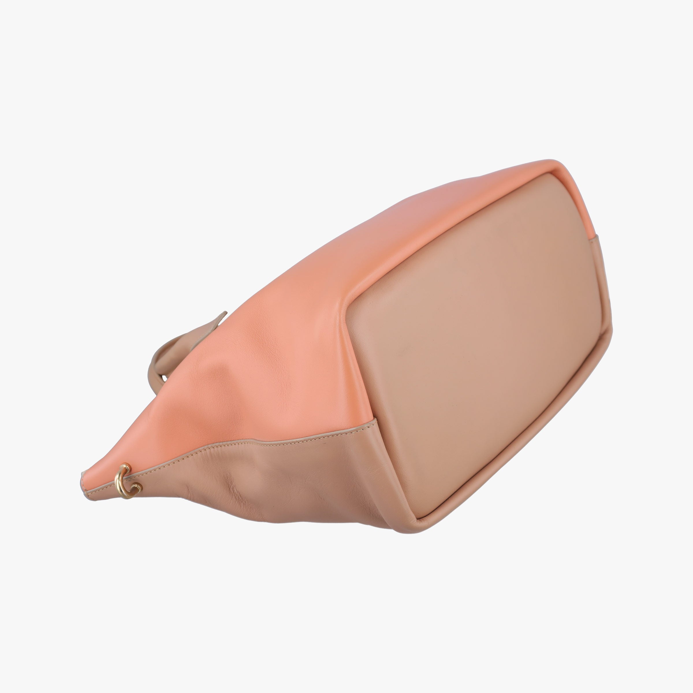 Pre-owned Chloe Baylee CoralxNude Leather  shoulderbag | stylenewstar