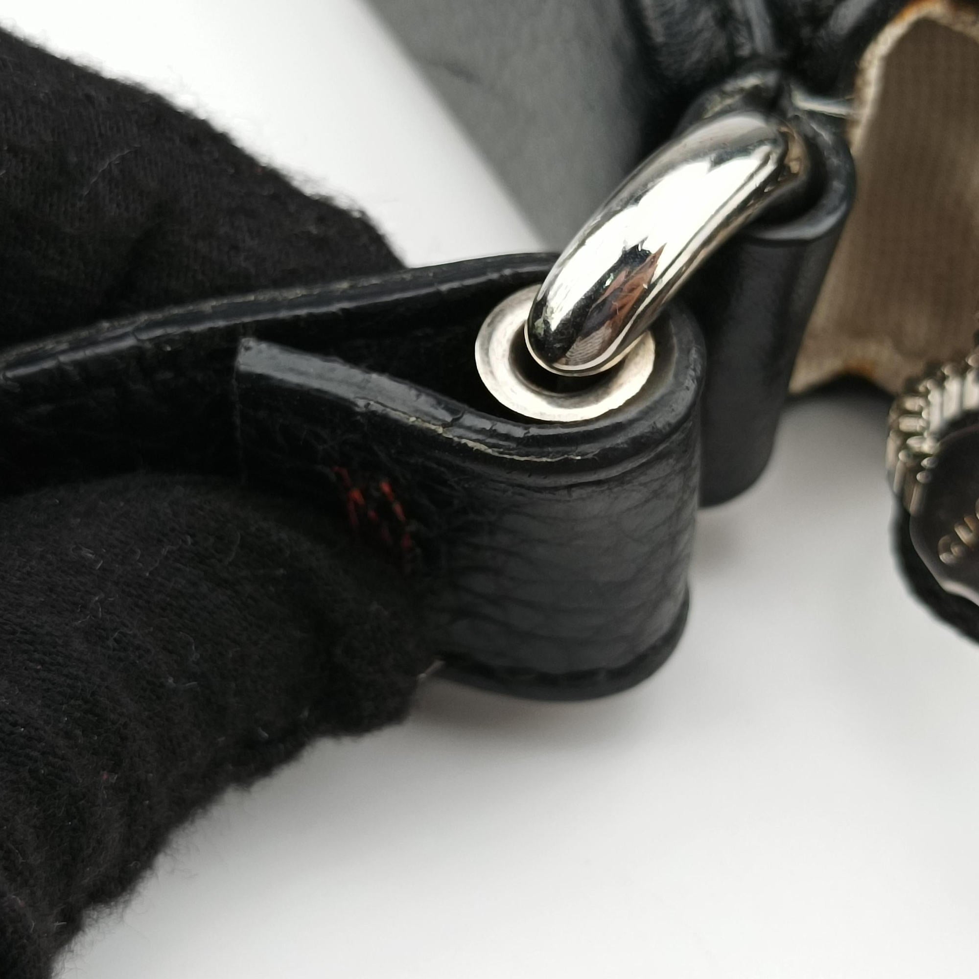 Vintage Gucci Interlocking G Logo Soho Messenger Black Leather 322059 shoulderbag | stylenewstar