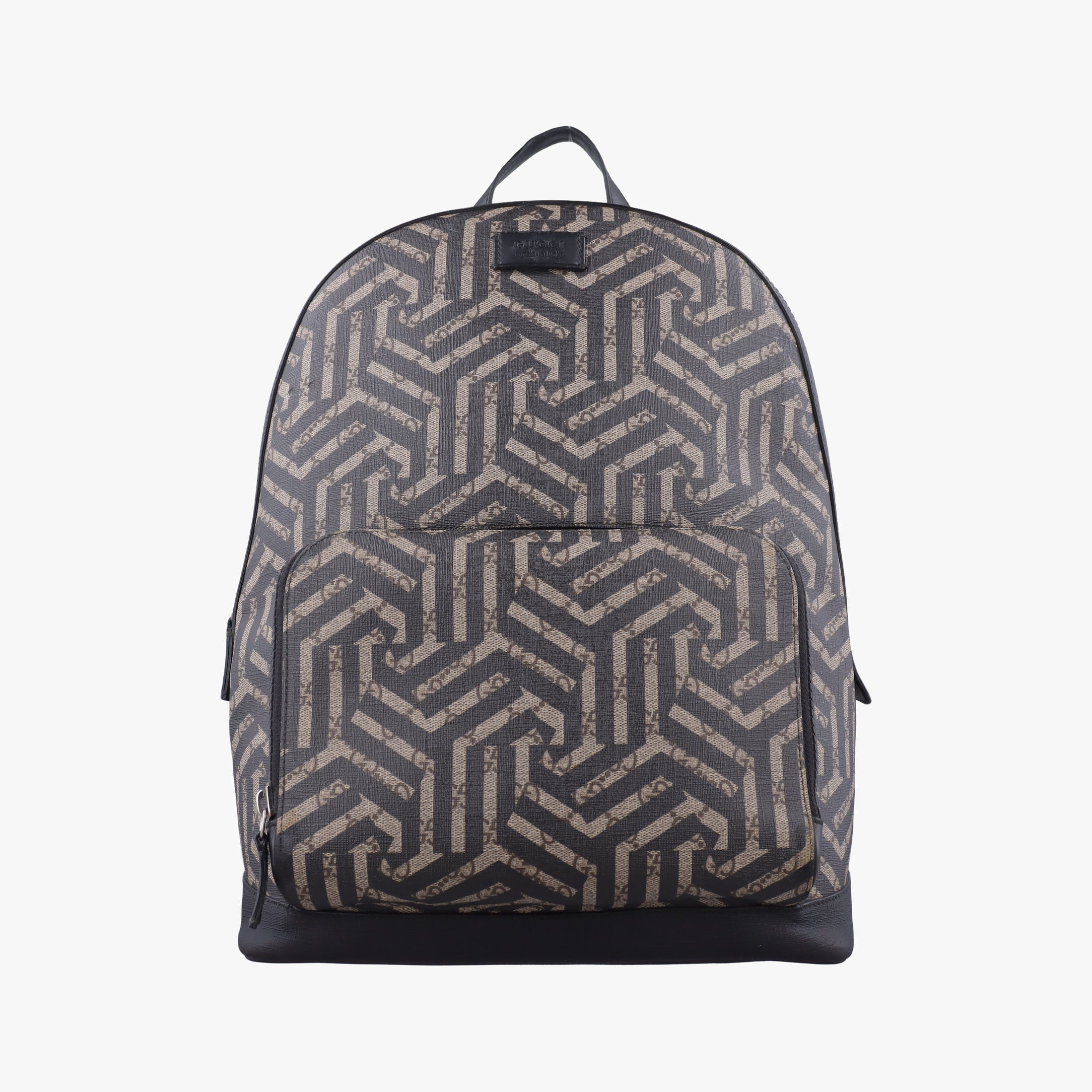 Pre-owned Gucci GG Blooms Beige×Black×Multicolor PVC coated canvas 406370 backpack/rucksack | stylenewstar
