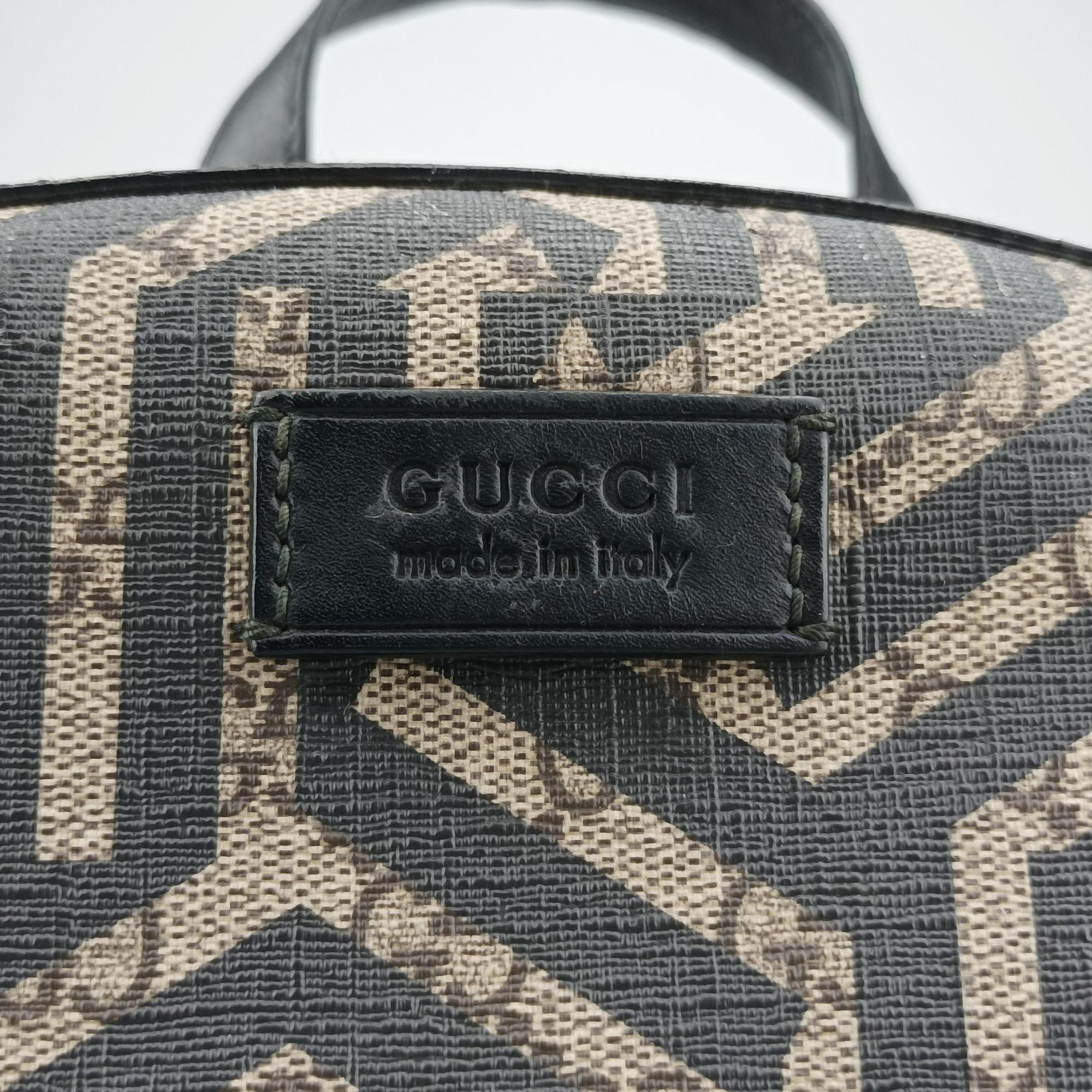 Pre-owned Gucci GG Blooms Beige×Black×Multicolor PVC coated canvas 406370 backpack/rucksack | stylenewstar