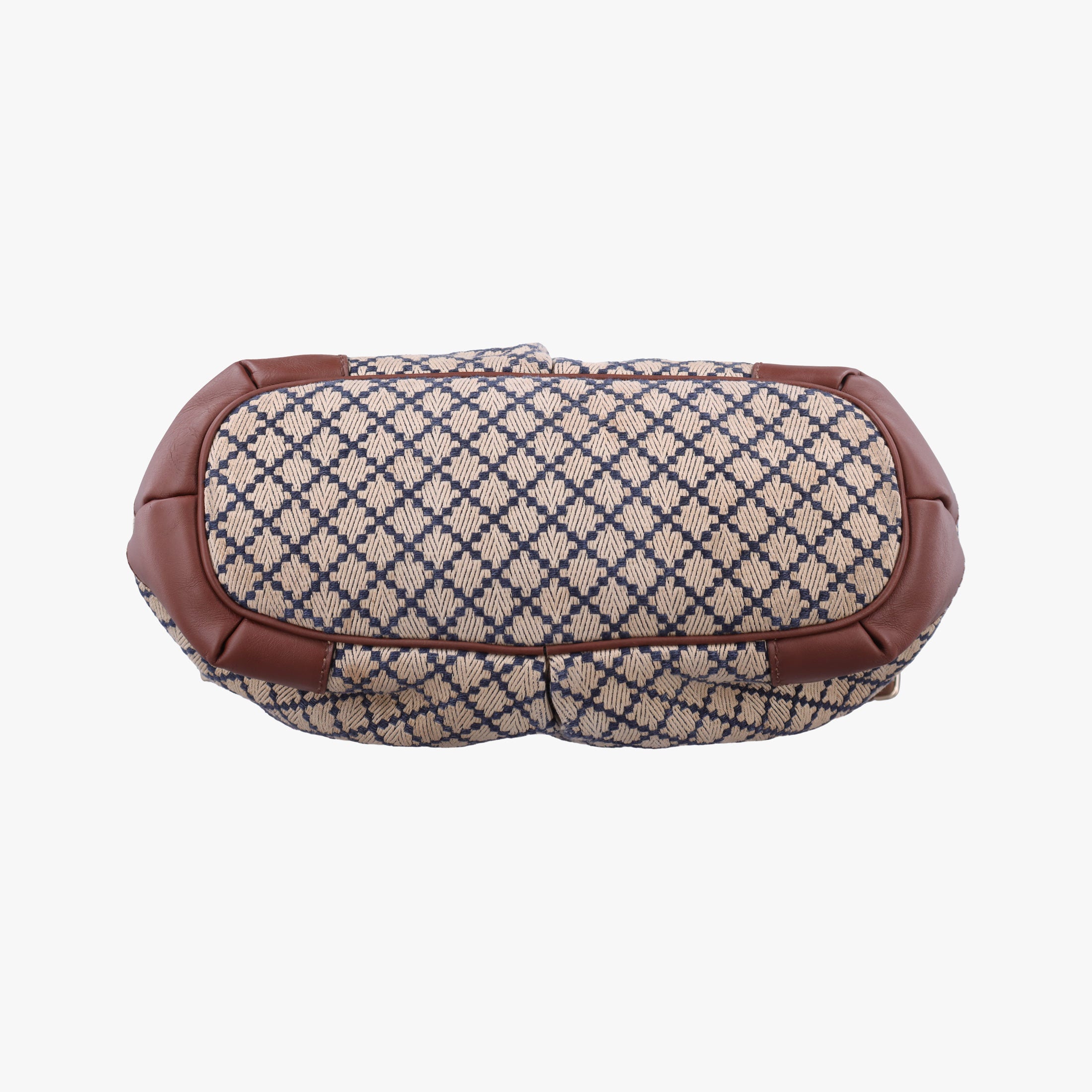 Pre-owned Gucci Sukey Beige Leather×Canvas 247902 handbag | stylenewstar