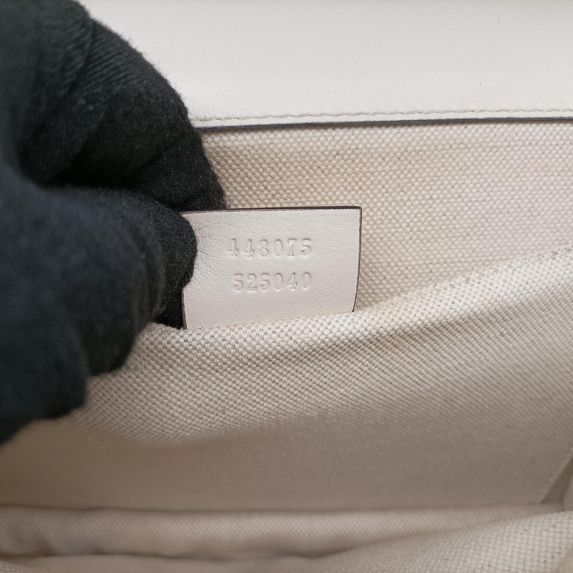 Pre-owned Gucci Dionysus White×navy×red Leather 448075 shoulderbag | stylenewstar