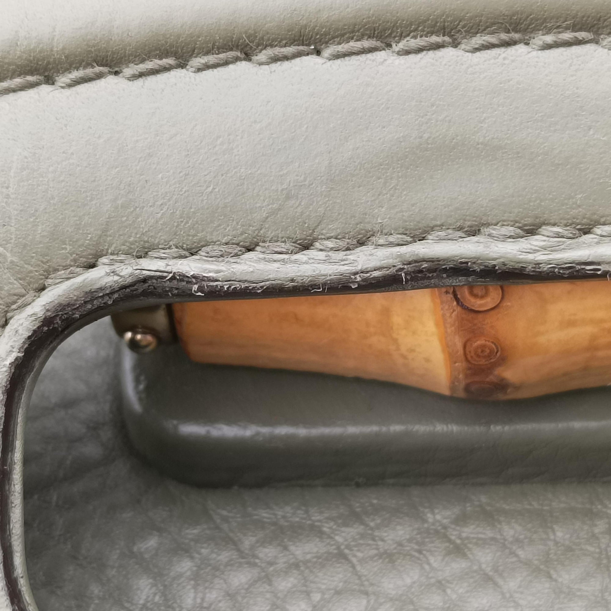 Secondhand Gucci New Bamboo Green Leather 254884 shoulderbag | stylenewstar
