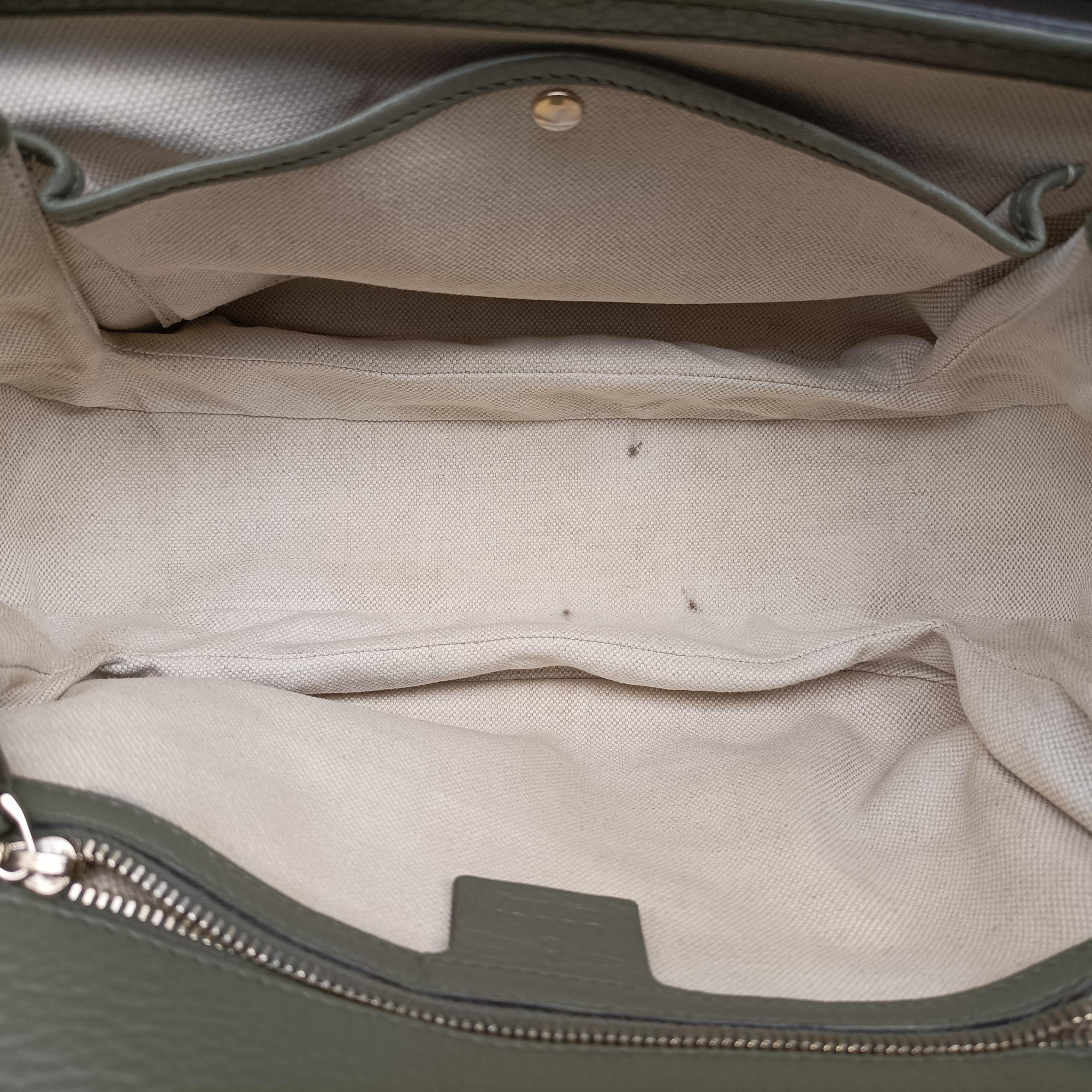 Secondhand Gucci New Bamboo Green Leather 254884 shoulderbag | stylenewstar
