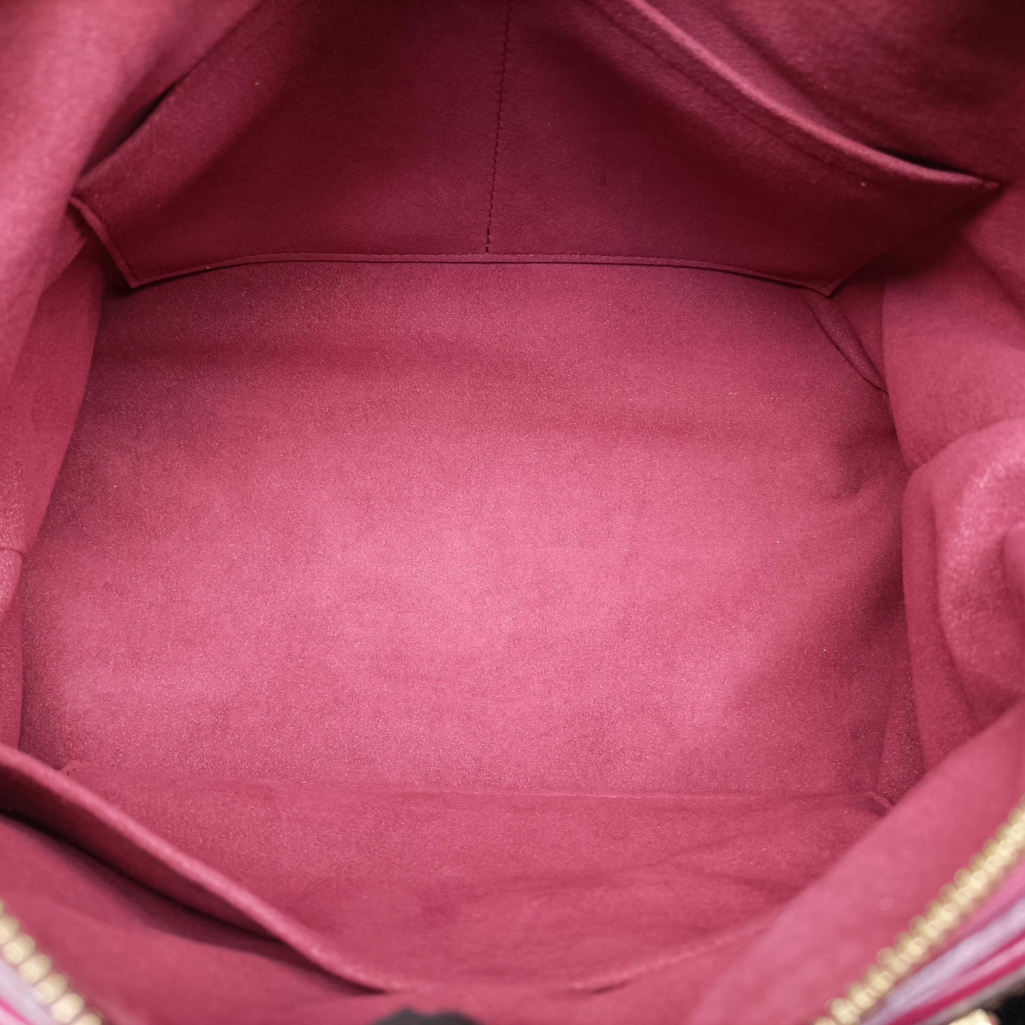 Secondhand Louis Vuitton PALLAS brown×MARRON Monogram Canvas×calf leather M50067 shoulderbag | stylenewstar