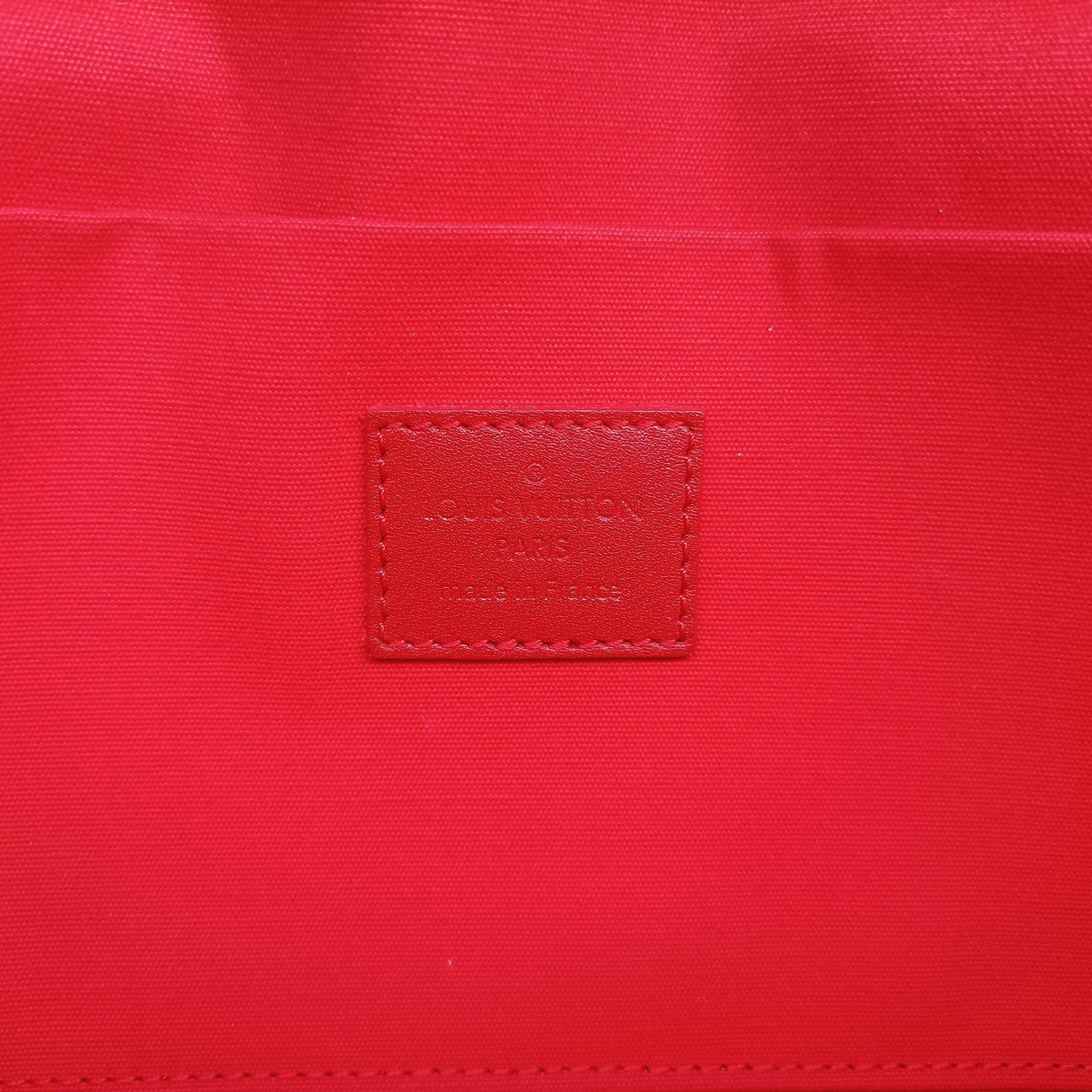 Pre-owned Louis Vuitton Pochette Felicie CERISE Vernis M61293 shoulderbag | stylenewstar