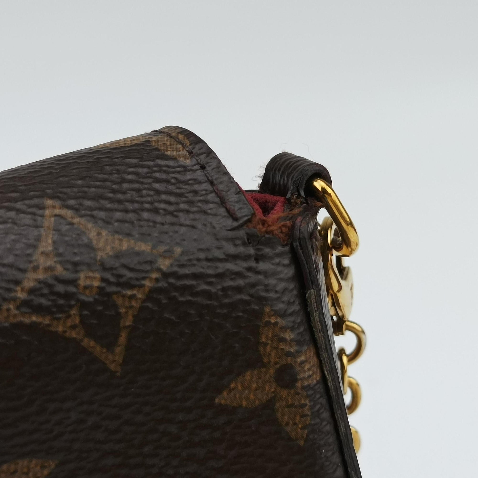 Vintage Louis Vuitton Pochette Felicie Brown Monogram Canvas M61276 shoulderbag | stylenewstar