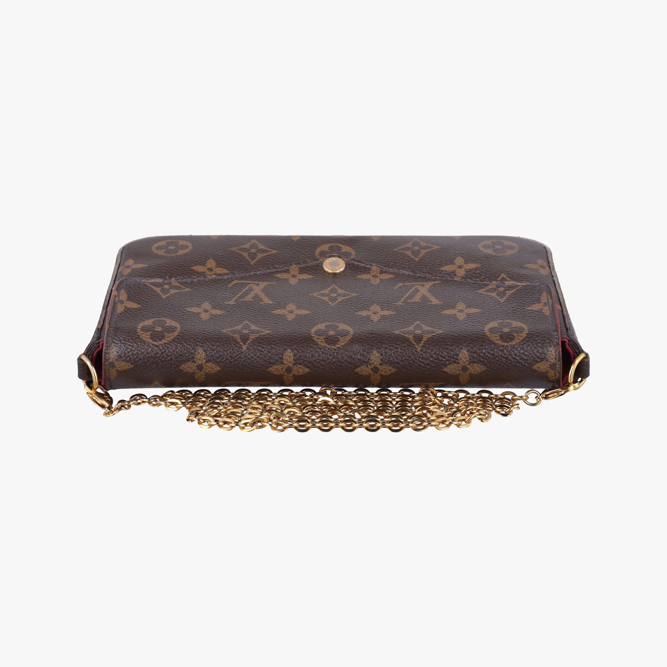 Vintage Louis Vuitton Pochette Felicie Brown Monogram Canvas M61276 shoulderbag | stylenewstar