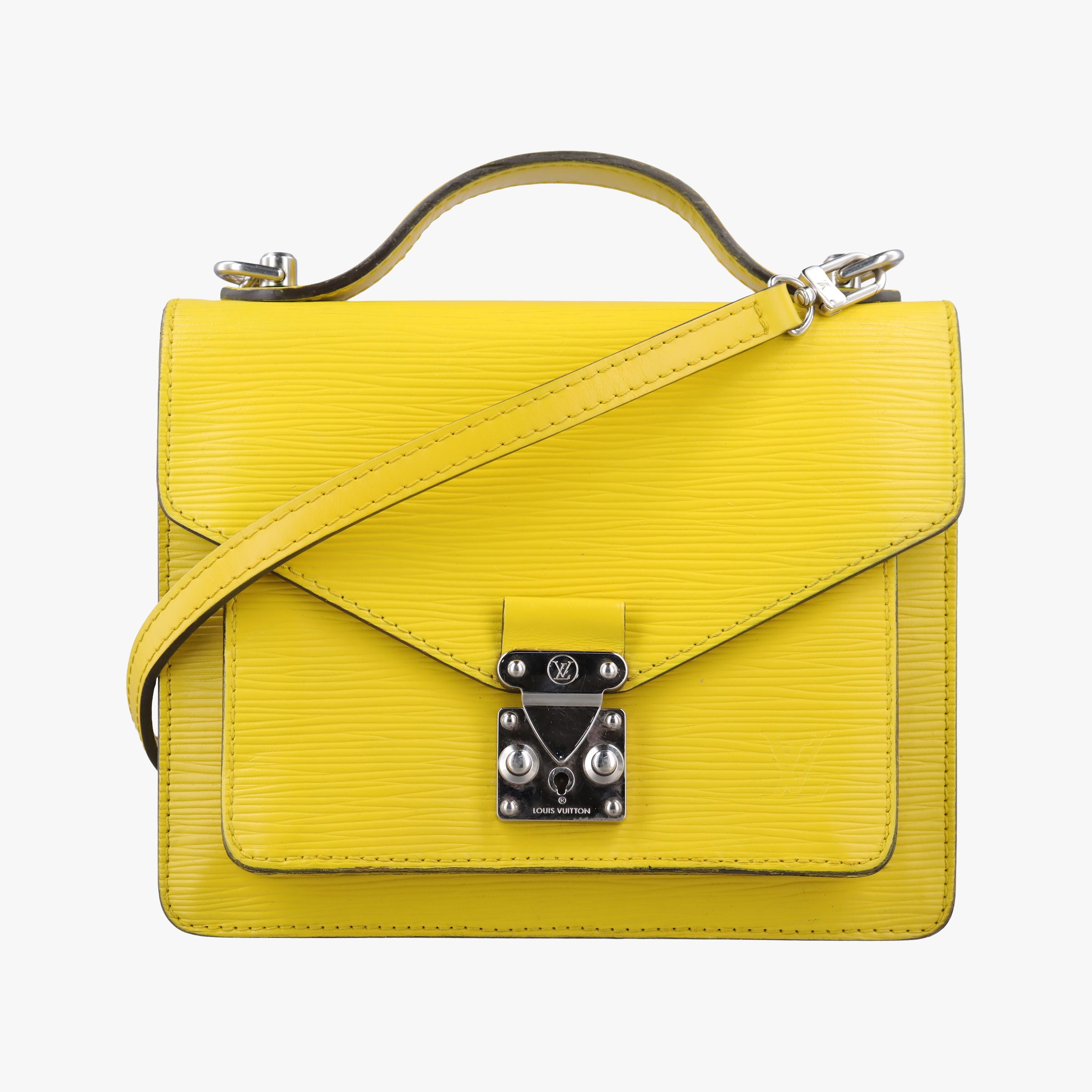 Pre-owned Louis Vuitton MONCEAU BB Pistachio Epi M40978 shoulderbag | stylenewstar