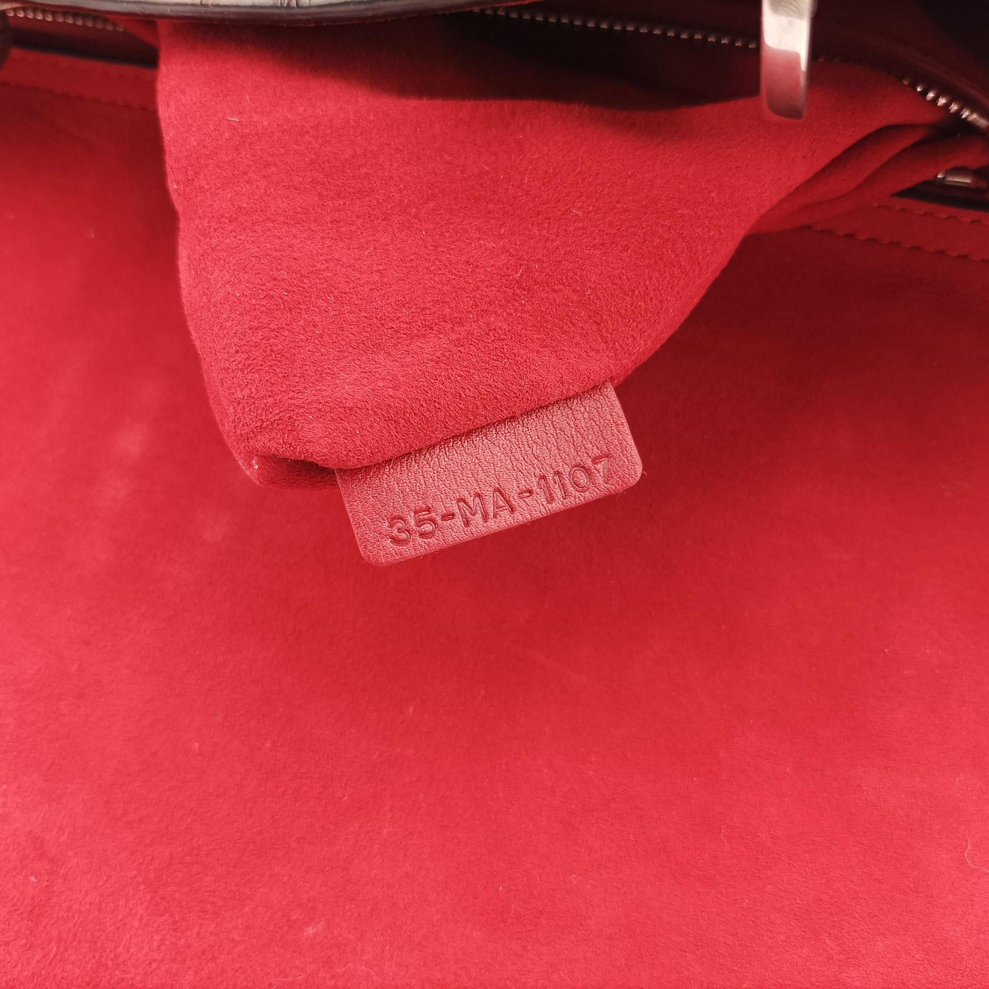 Pre-owned Christian Dior Lady Dior Red Leather  handbag | stylenewstar