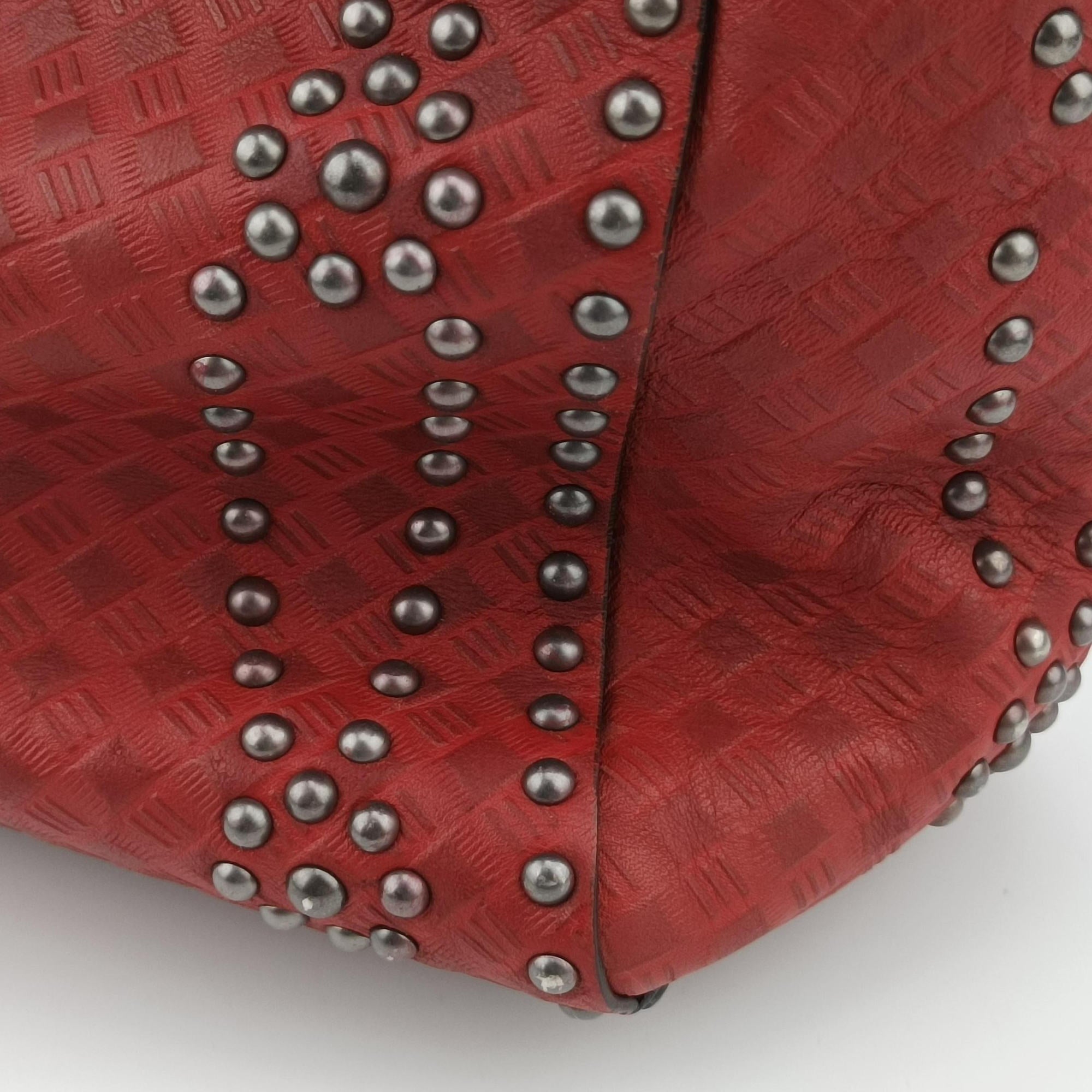 Pre-owned Christian Dior Lady Dior Red Leather  handbag | stylenewstar
