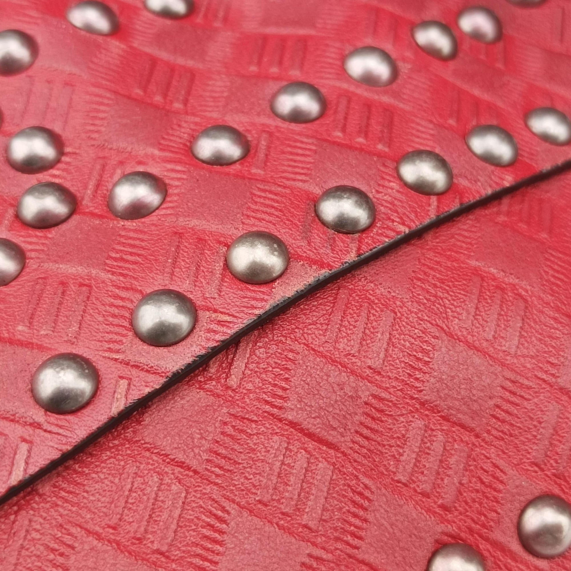 Pre-owned Christian Dior Lady Dior Red Leather  handbag | stylenewstar