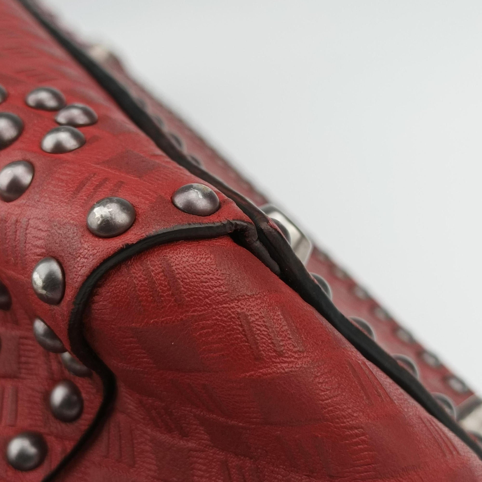 Pre-owned Christian Dior Lady Dior Red Leather  handbag | stylenewstar