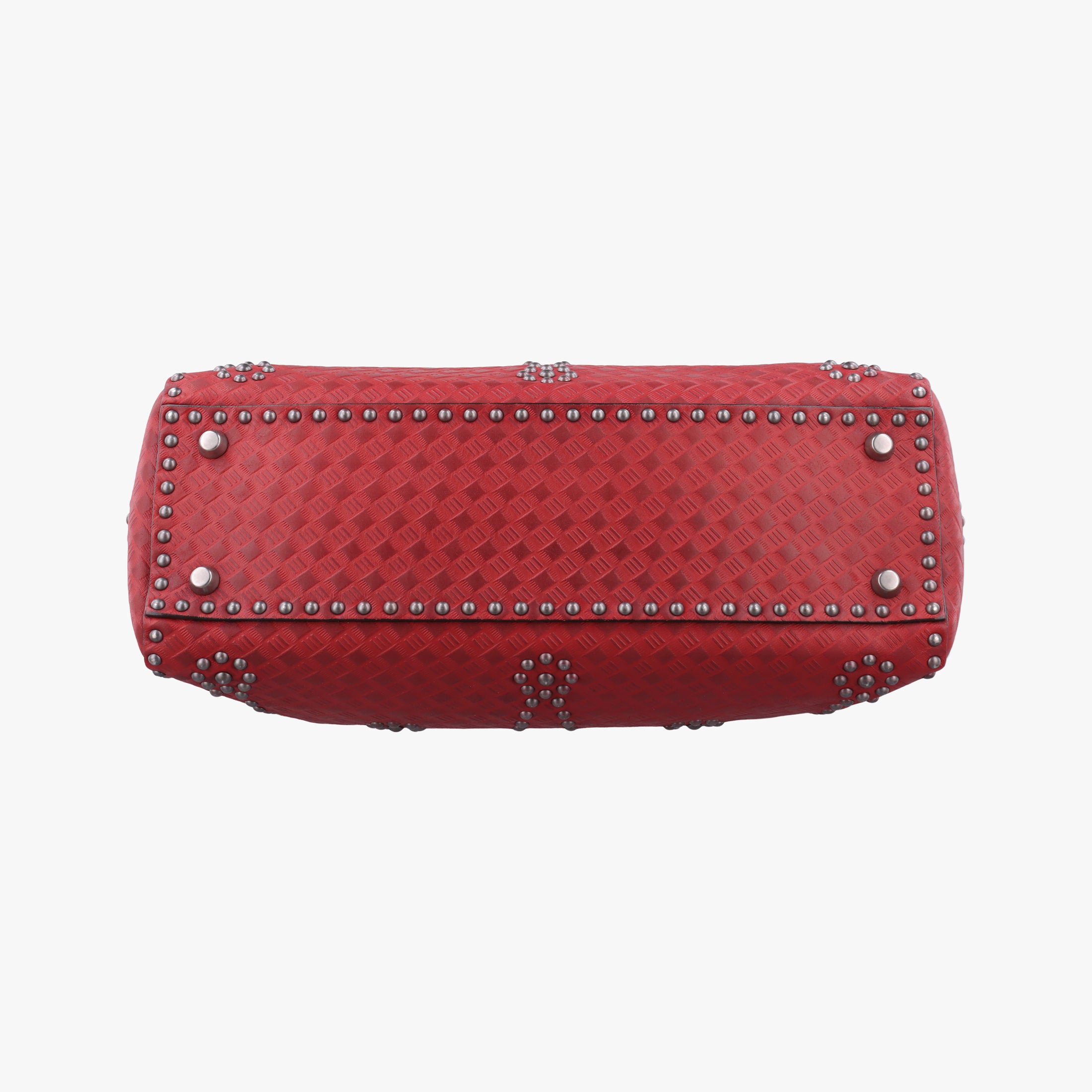 Pre-owned Christian Dior Lady Dior Red Leather  handbag | stylenewstar