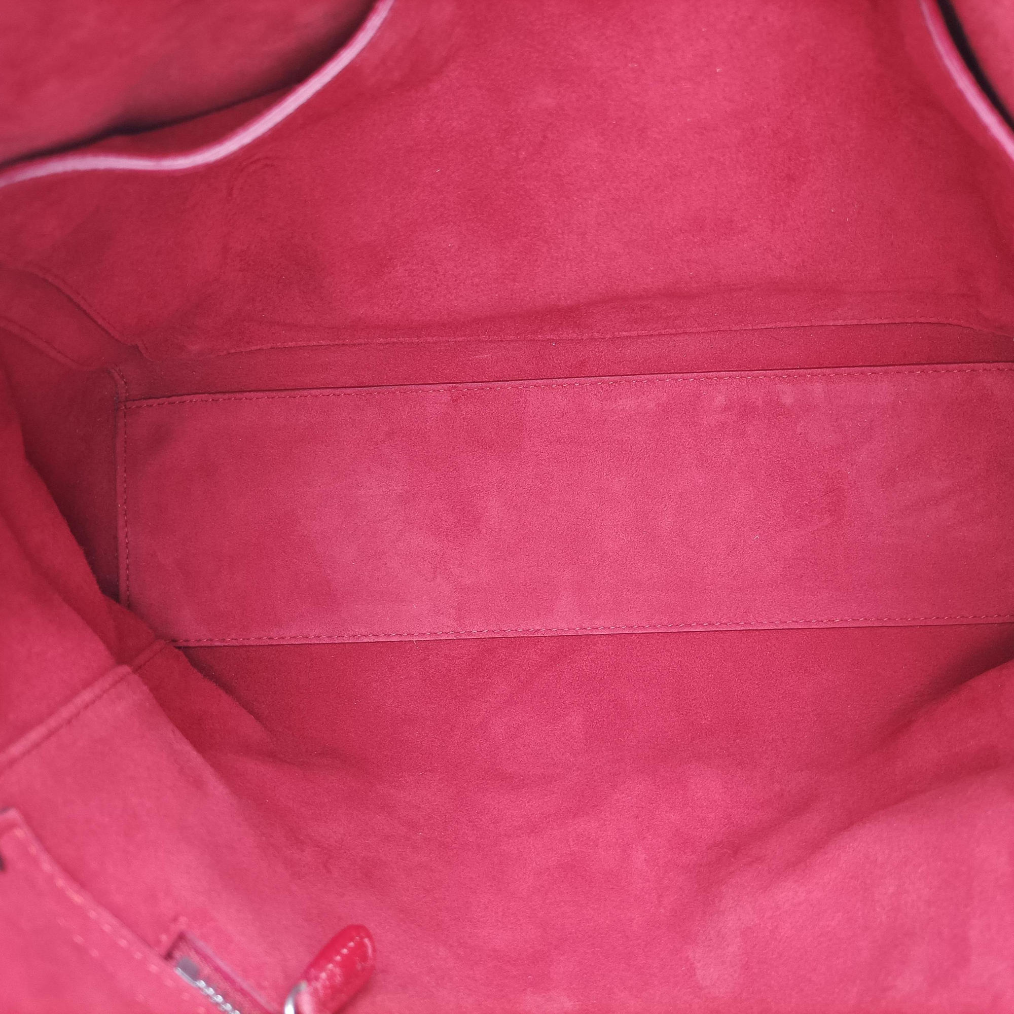 Pre-owned Christian Dior Lady Dior Red Leather  handbag | stylenewstar