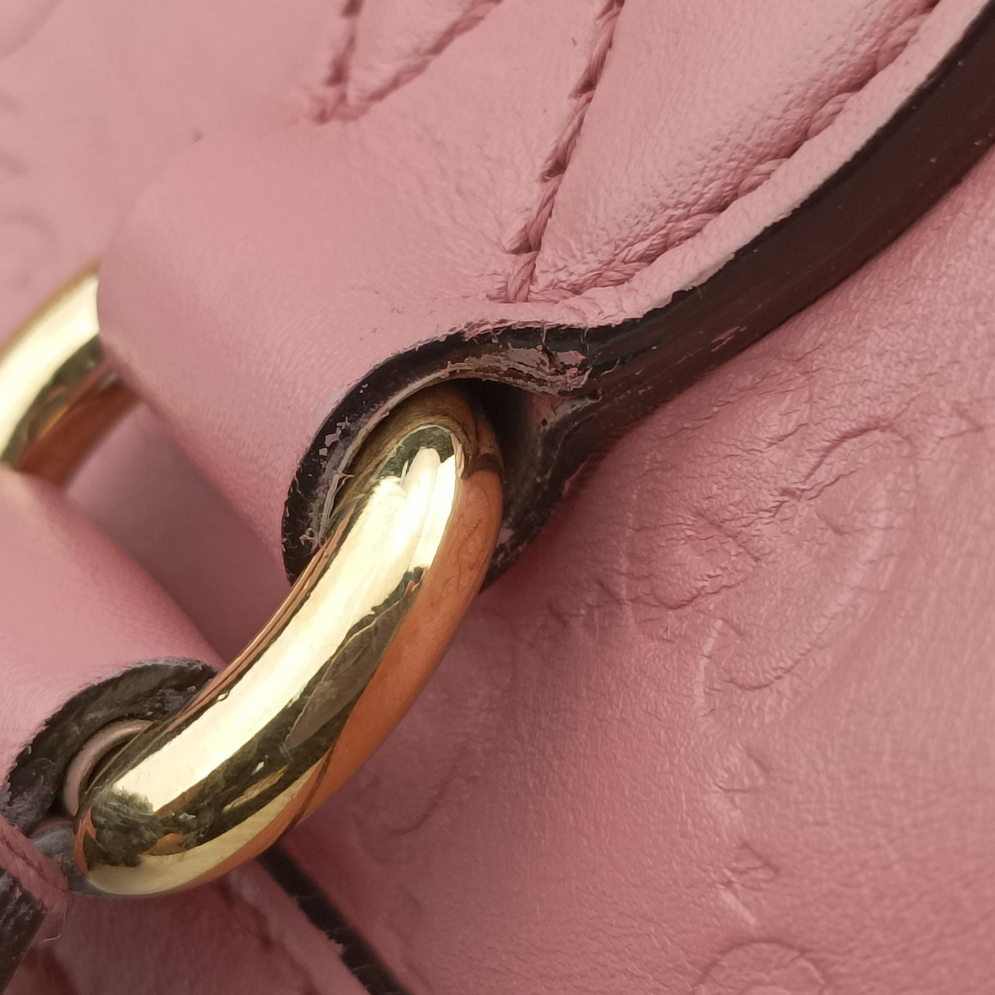 Secondhand Gucci Guccissima Pink Leather 453573 shoulderbag | stylenewstar